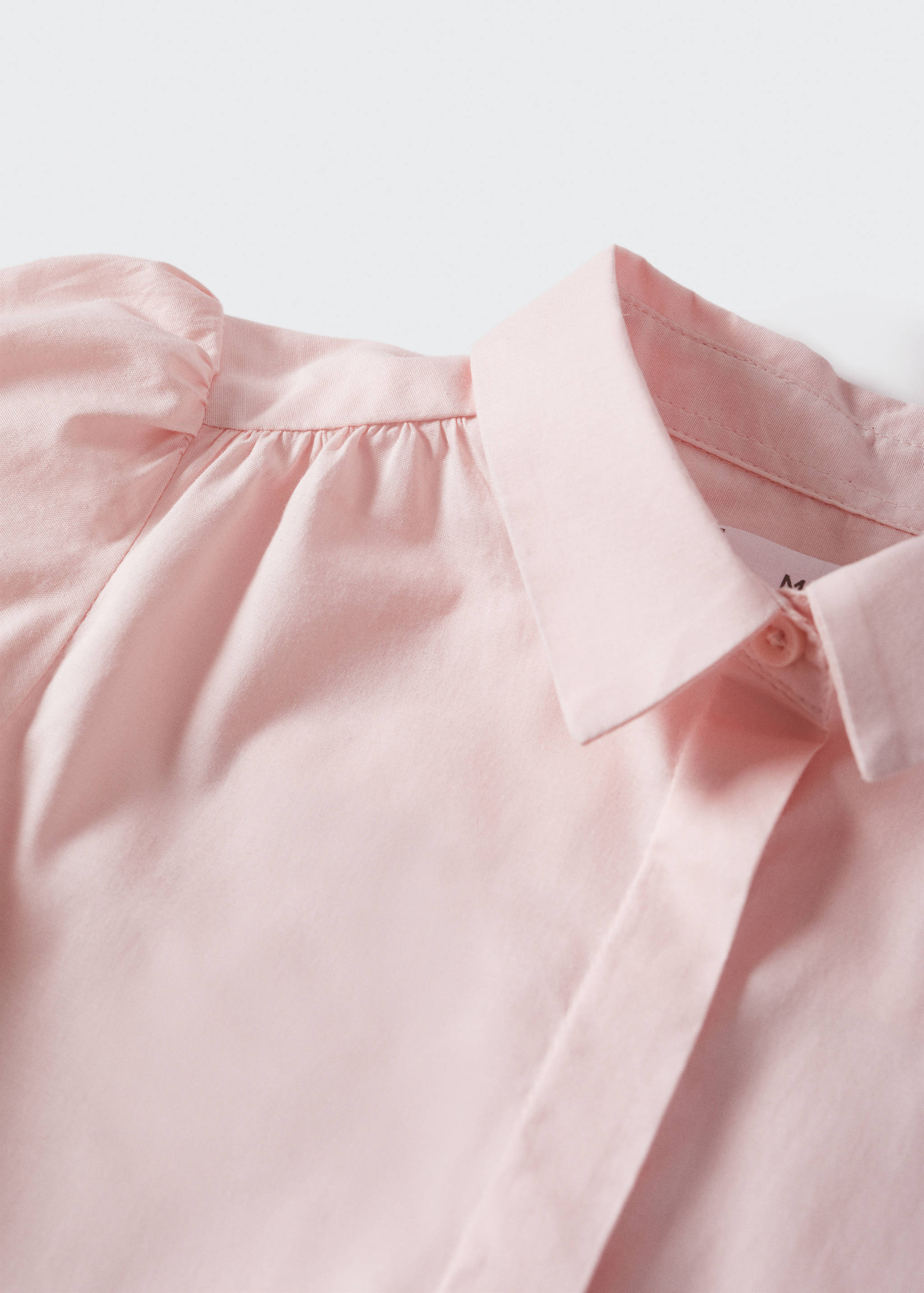 Puff-sleeve cotton shirt - Details of the article 8
