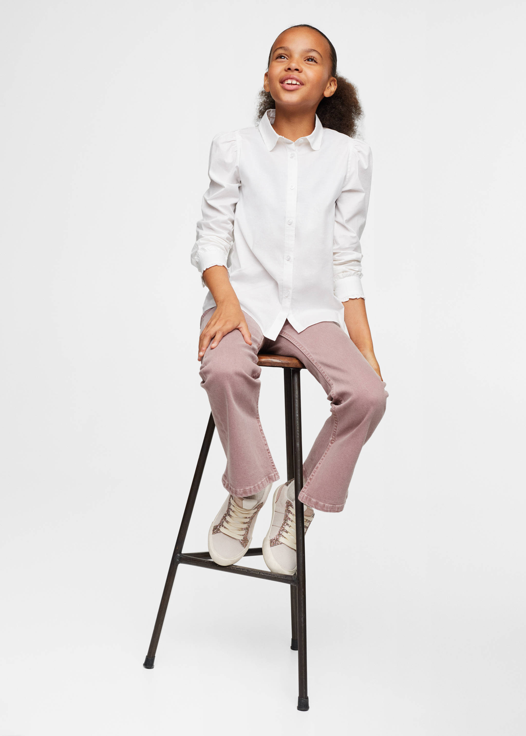 Camisa cotó màniga bollada - Detall de l'article 1