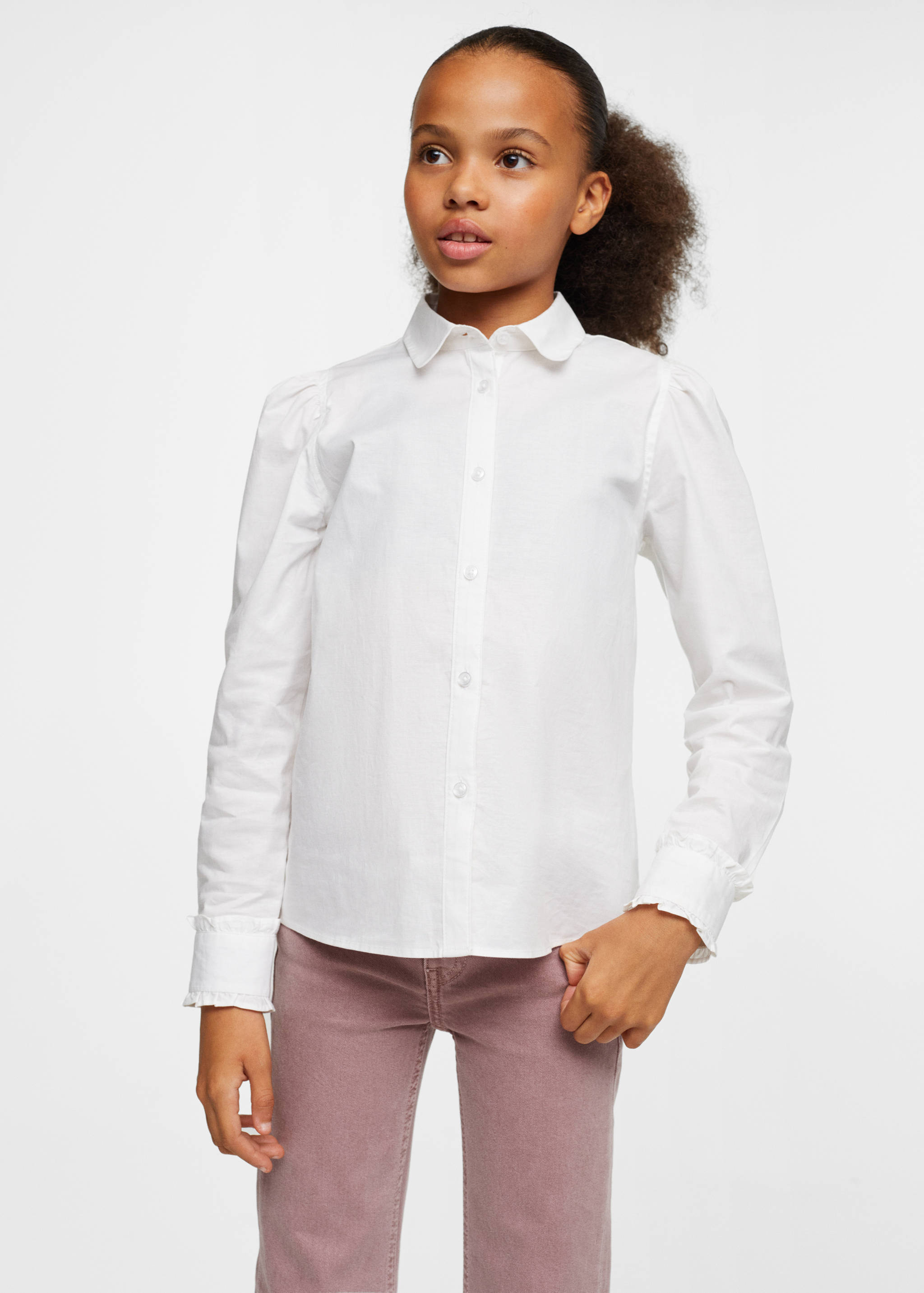 Camisa cotó màniga bollada - Detall de l'article 2