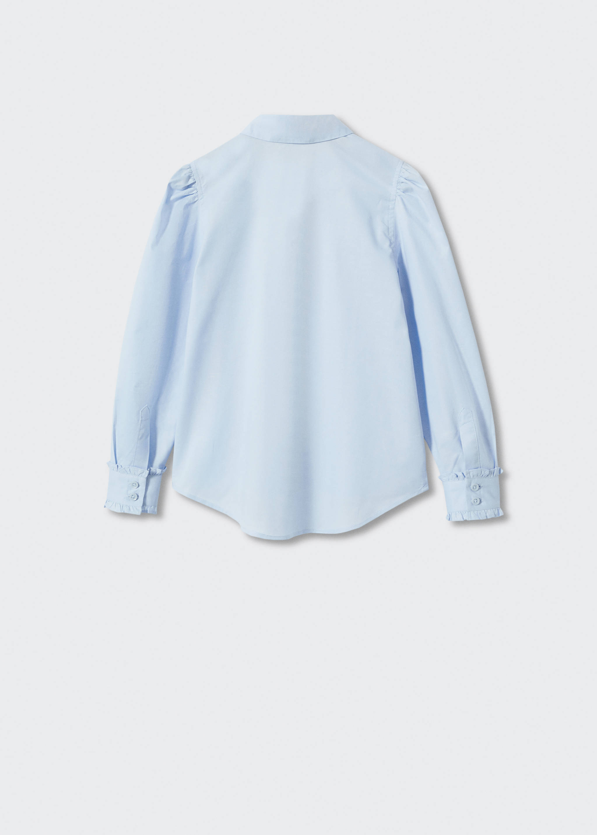 Camisa cotó màniga bollada - Revers de l'article