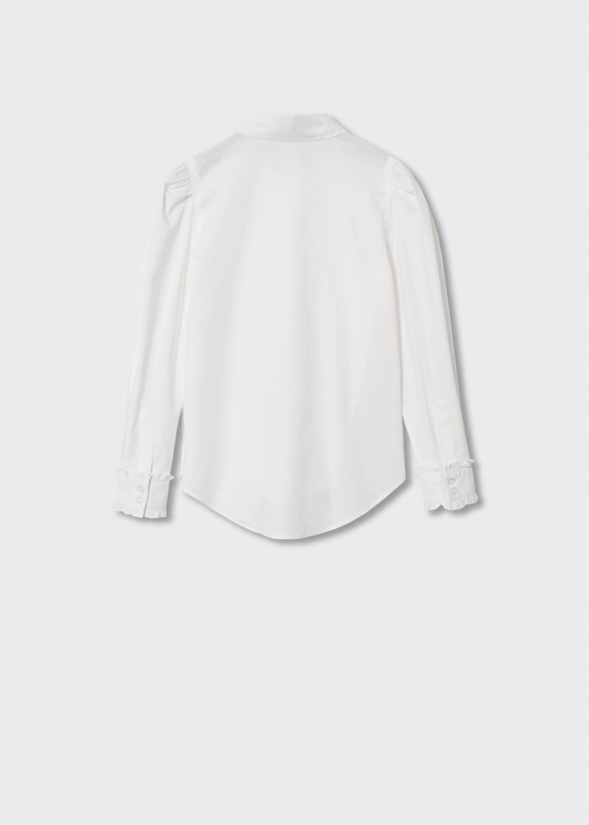 Camisa cotó màniga bollada - Revers de l'article