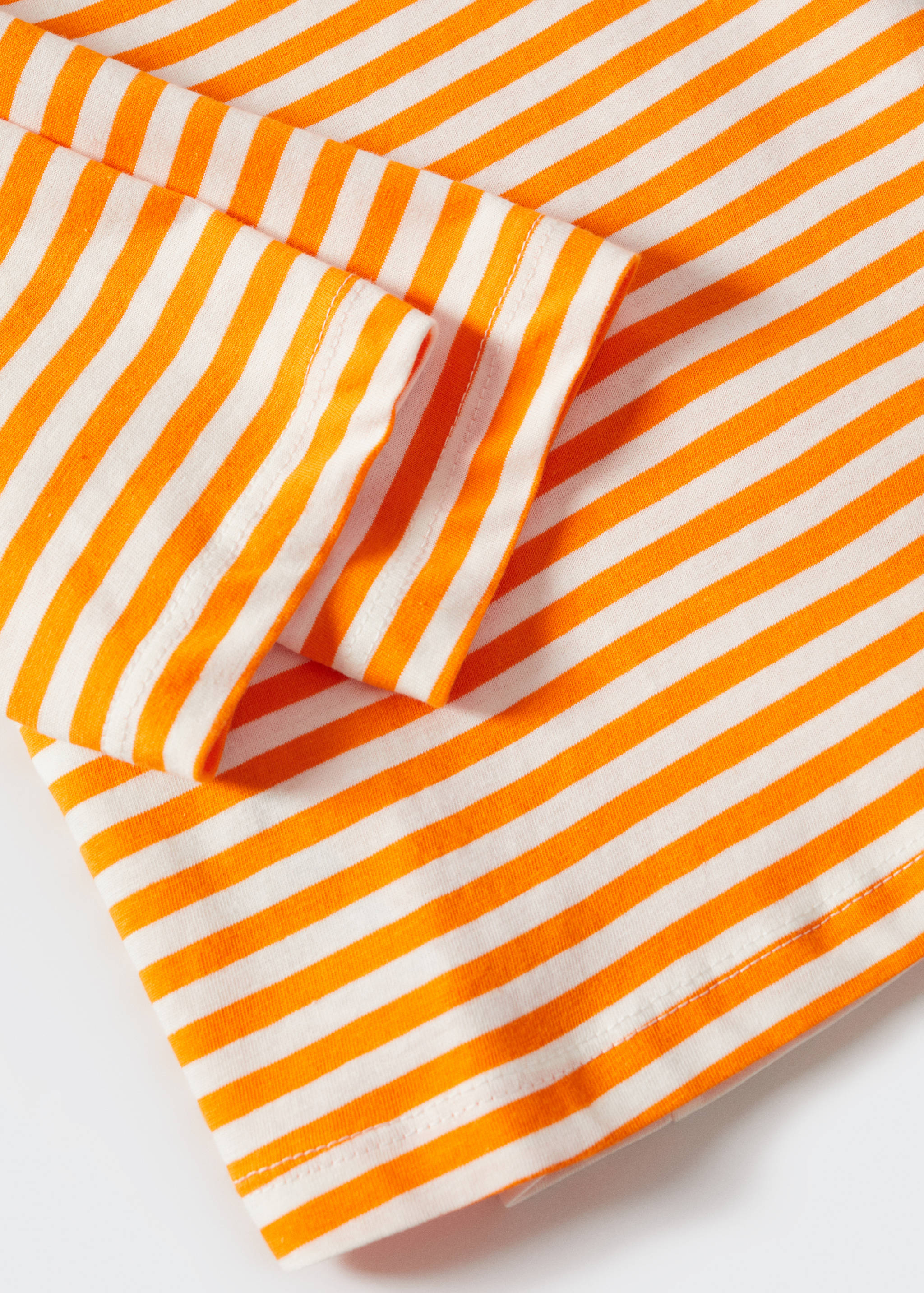 Baumwoll-T-Shirt mit Bateau-Ausschnitt - Detail des Artikels 8