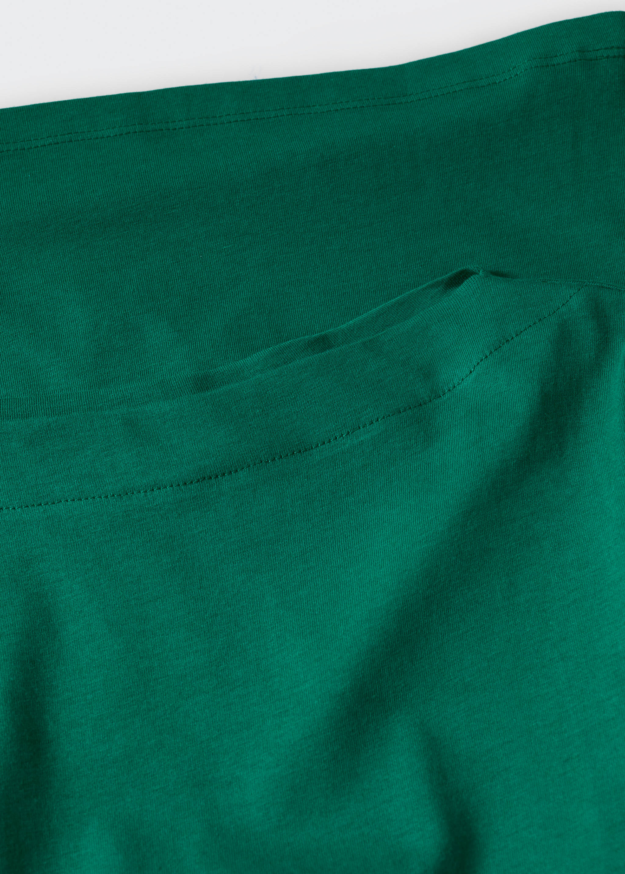 Cotton boat neck t-shirt - Details of the article 8