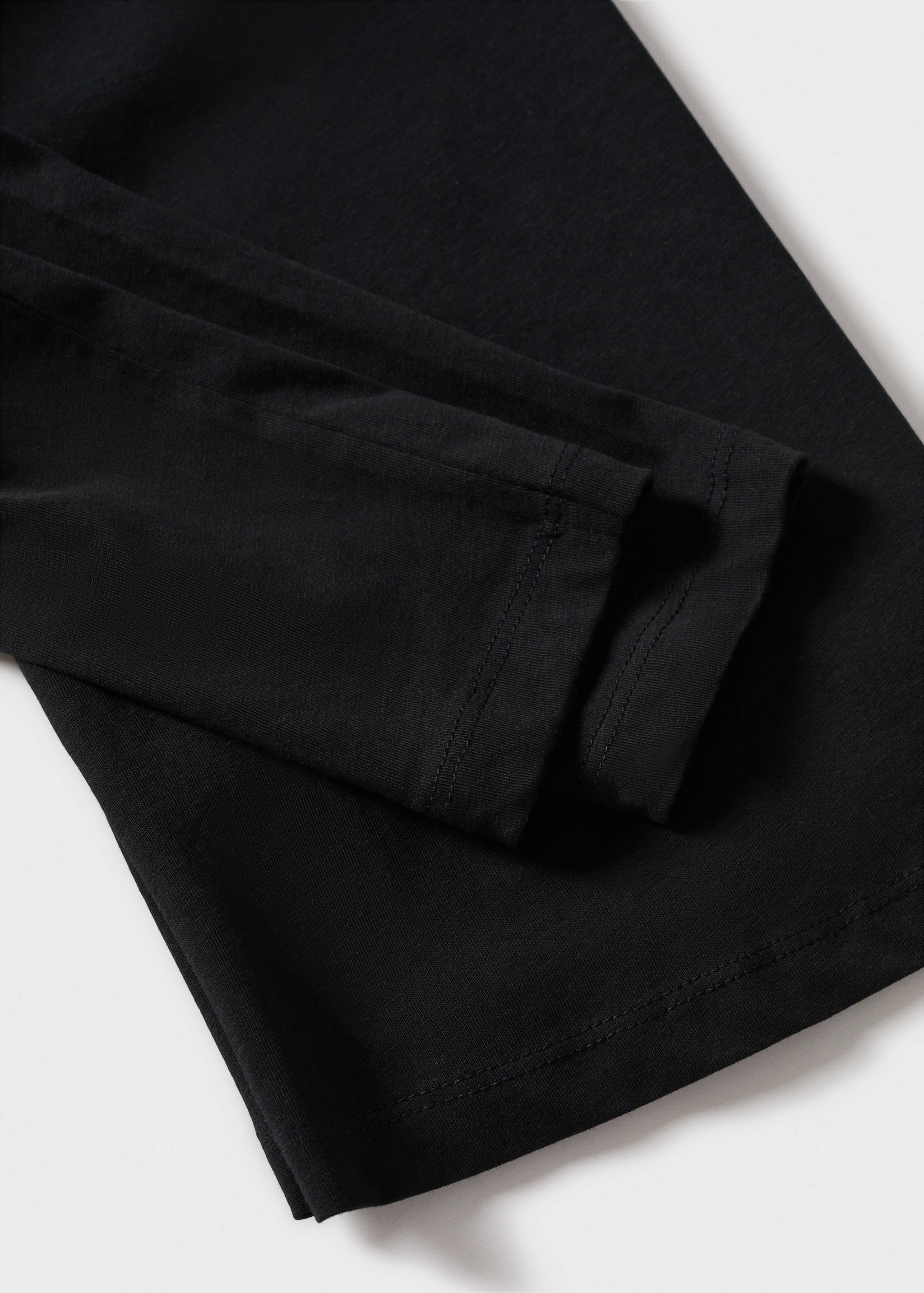 Cotton boat neck t-shirt - Details of the article 8