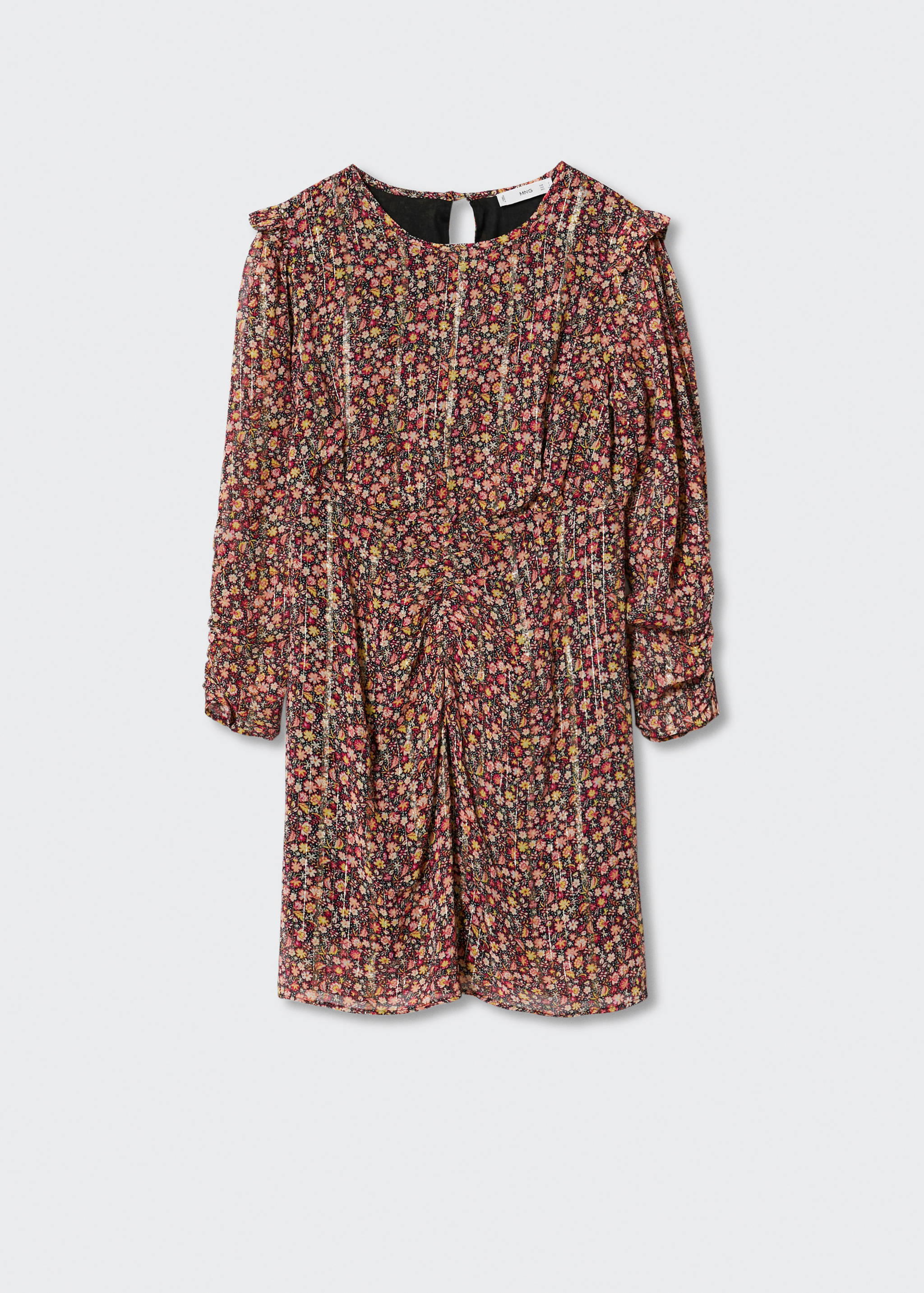 Printed cut-out detail dress - Article without model