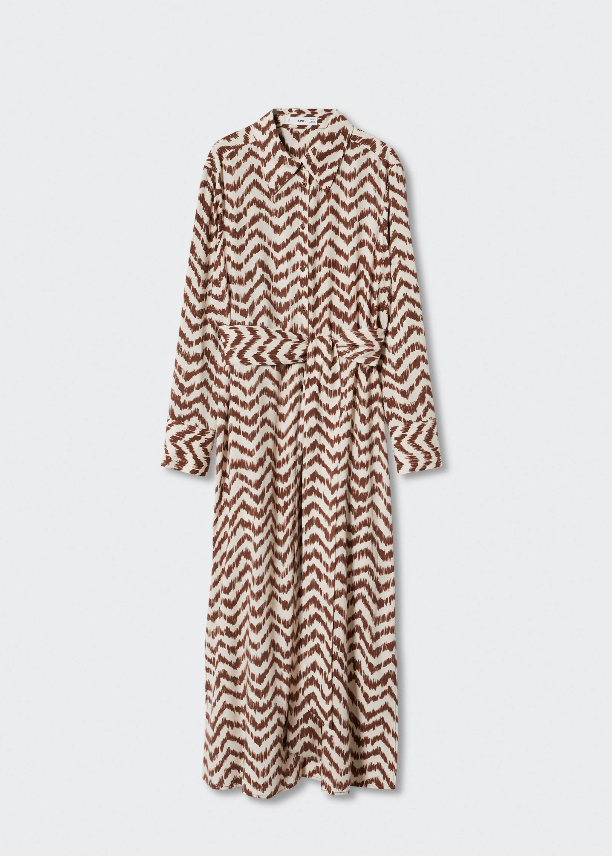 Printed shirt dress - Article without model