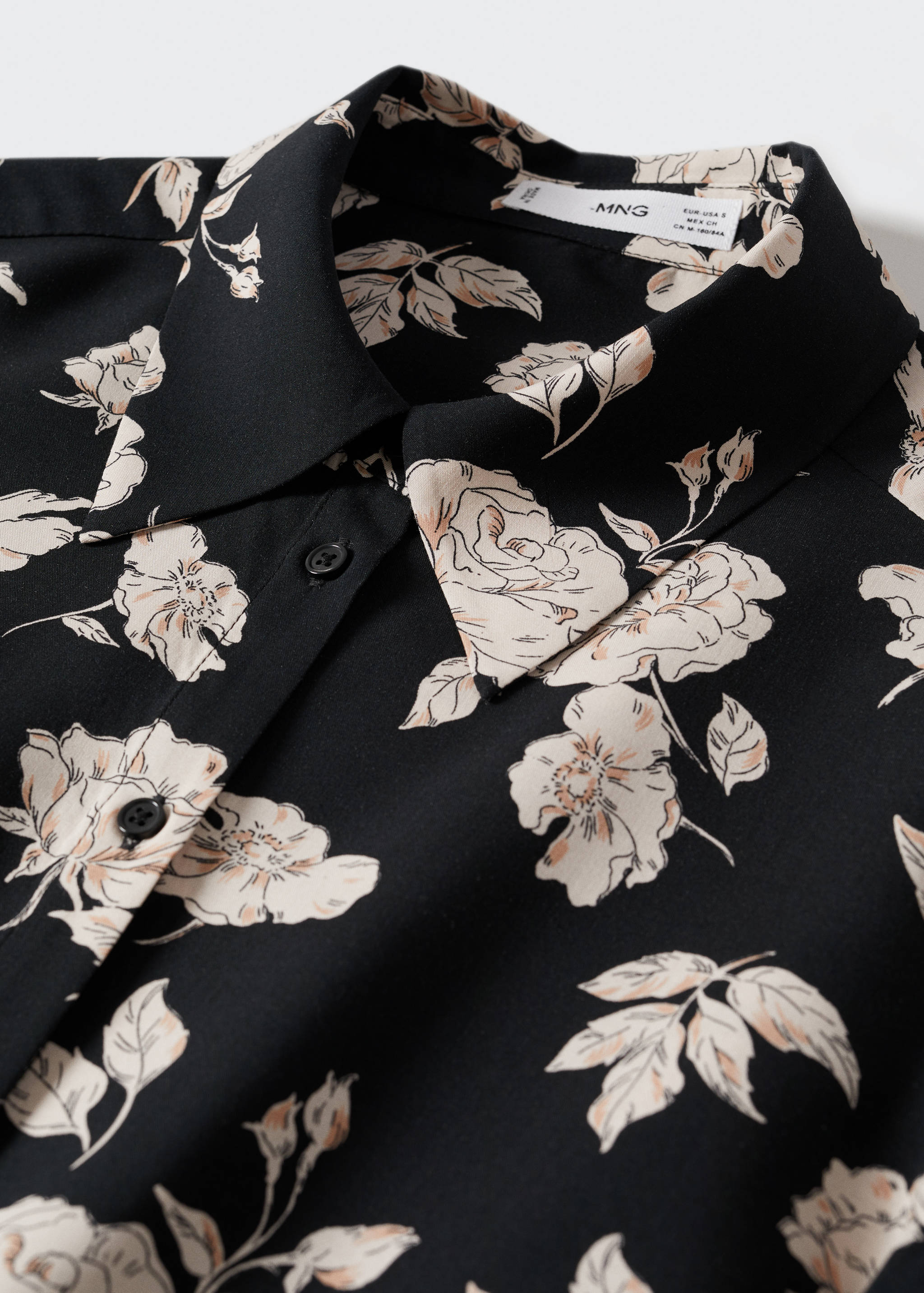 Printed shirt dress - Details of the article 8