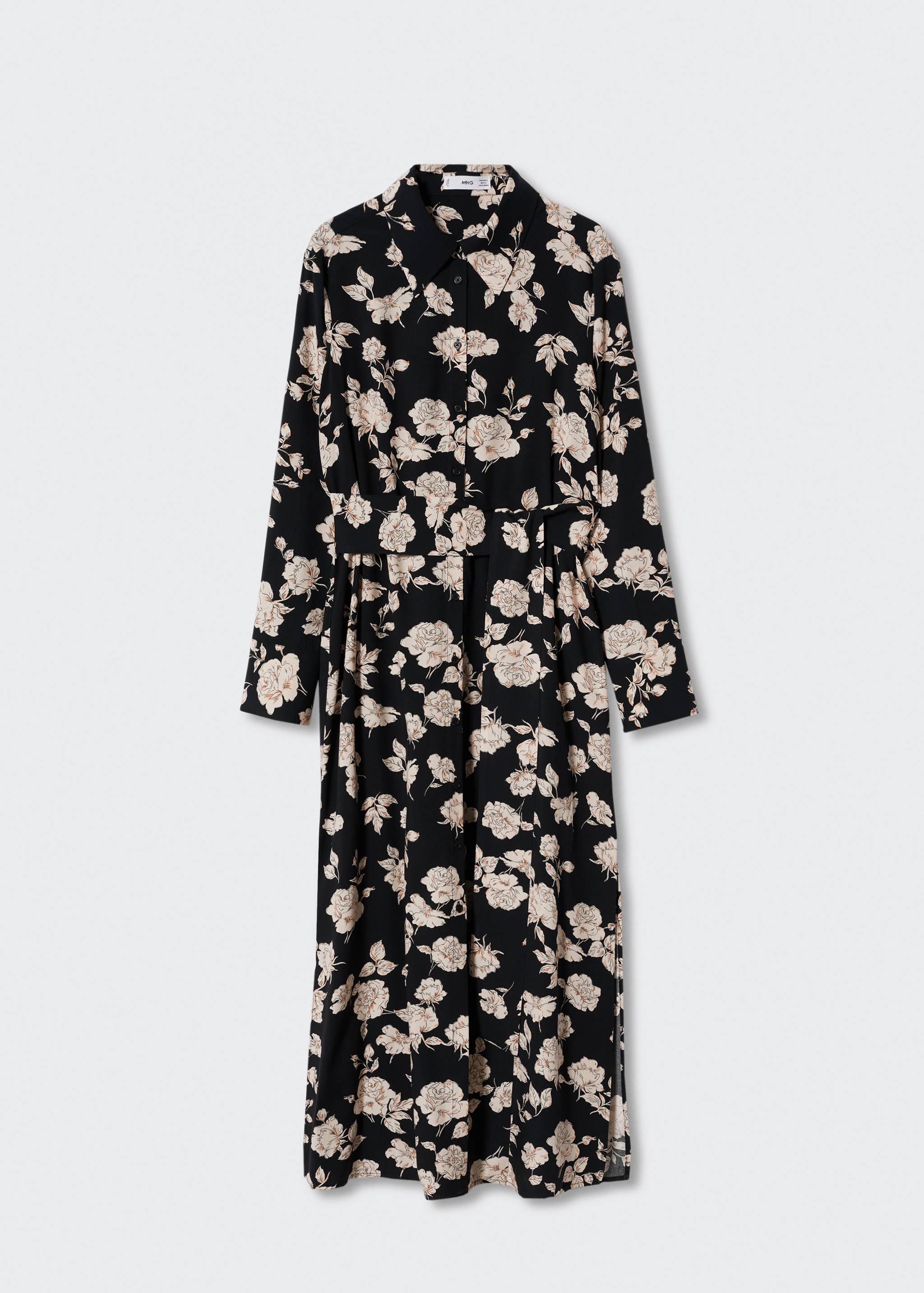 Printed shirt dress - Article without model