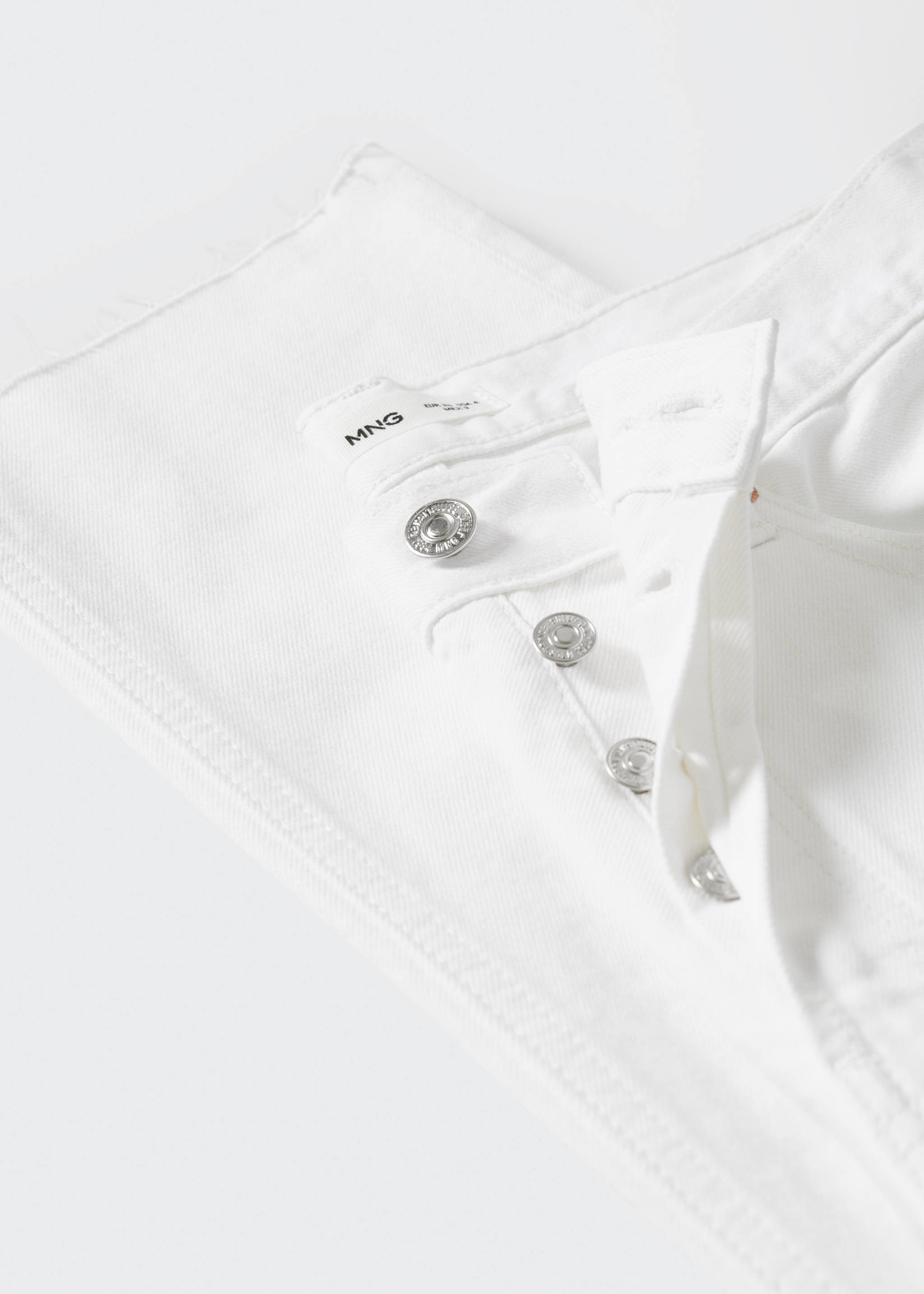 Jeans rectos tiro alto crop - Detalle del artículo 8