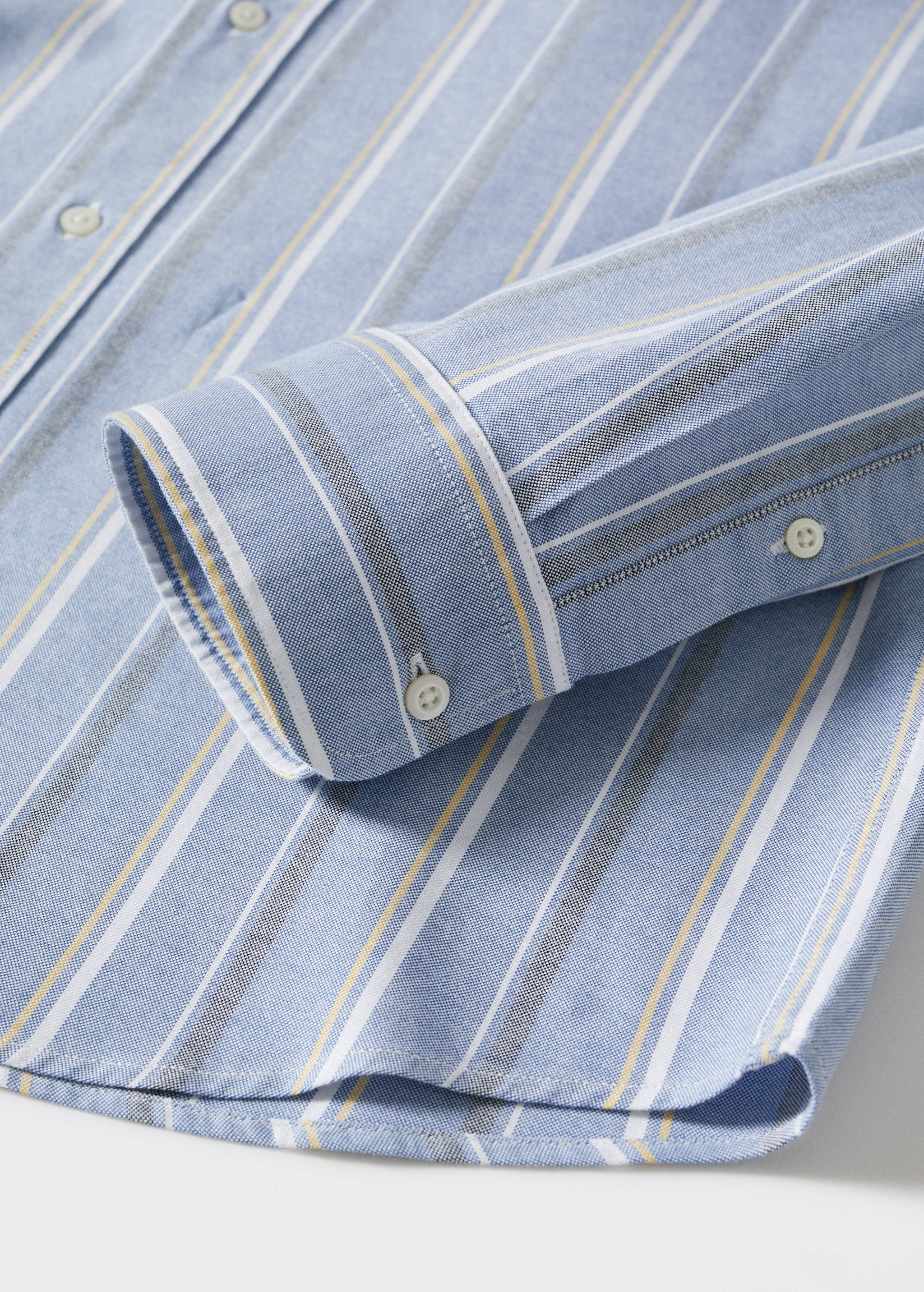 Chemise habillée coton rayures - Détail de l'article 8