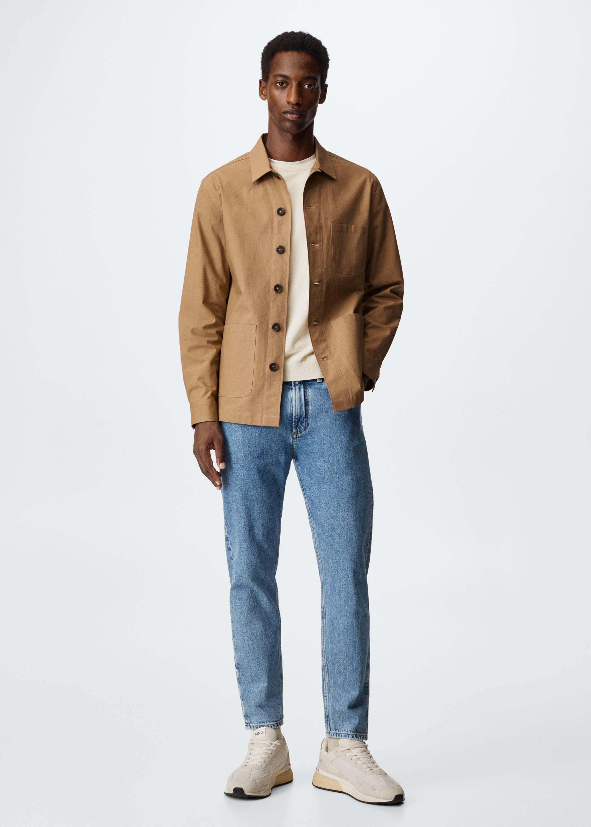 Worker cotton overshirt - General plane