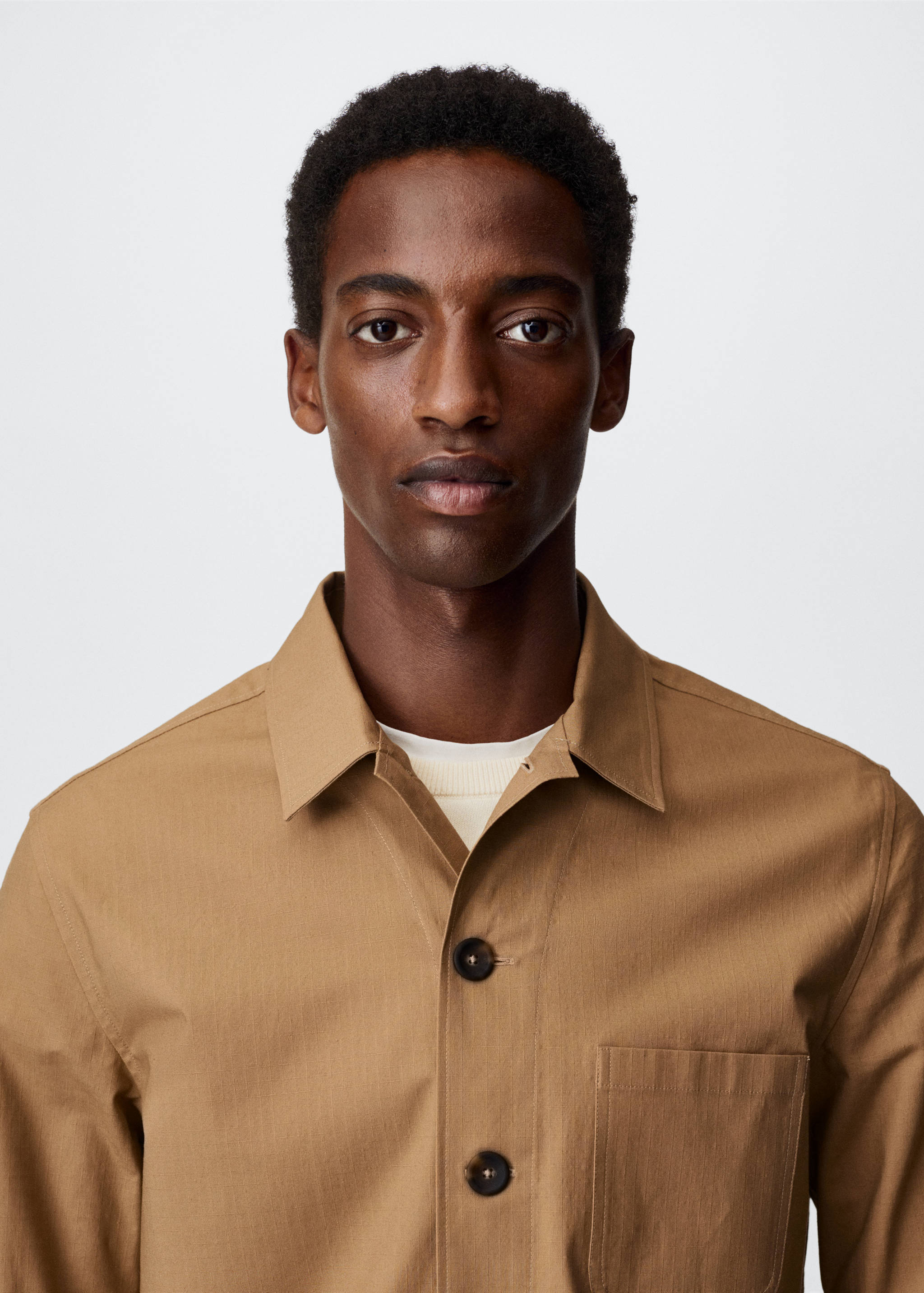 Worker cotton overshirt - Details of the article 4