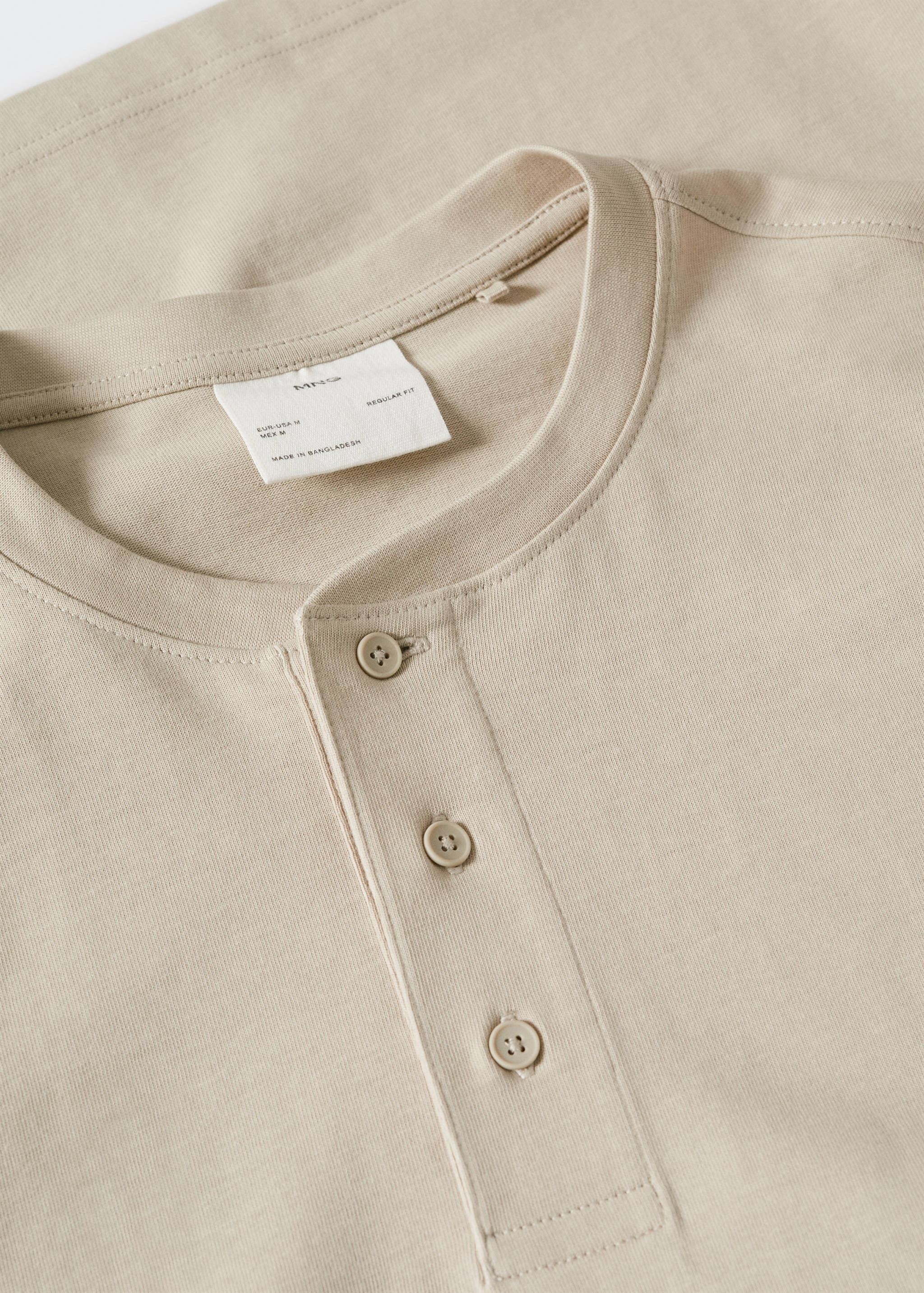 Langärmliges Henley-Shirt - Detail des Artikels 9