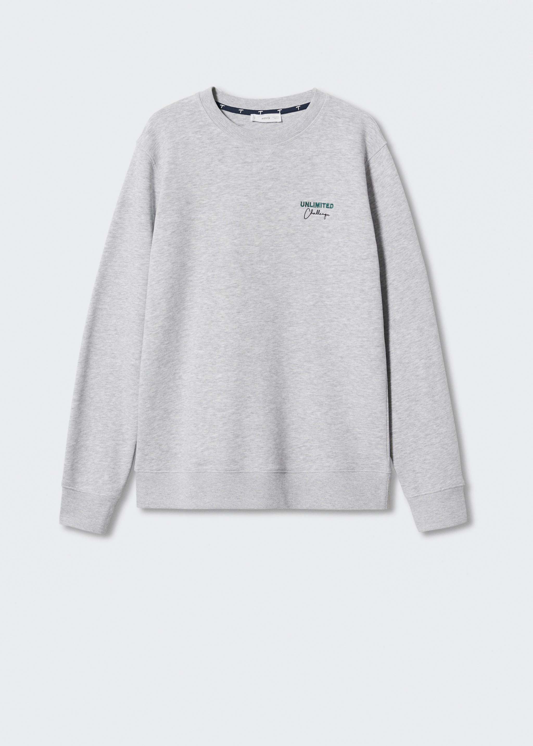 Message cotton sweatshirt - Article without model