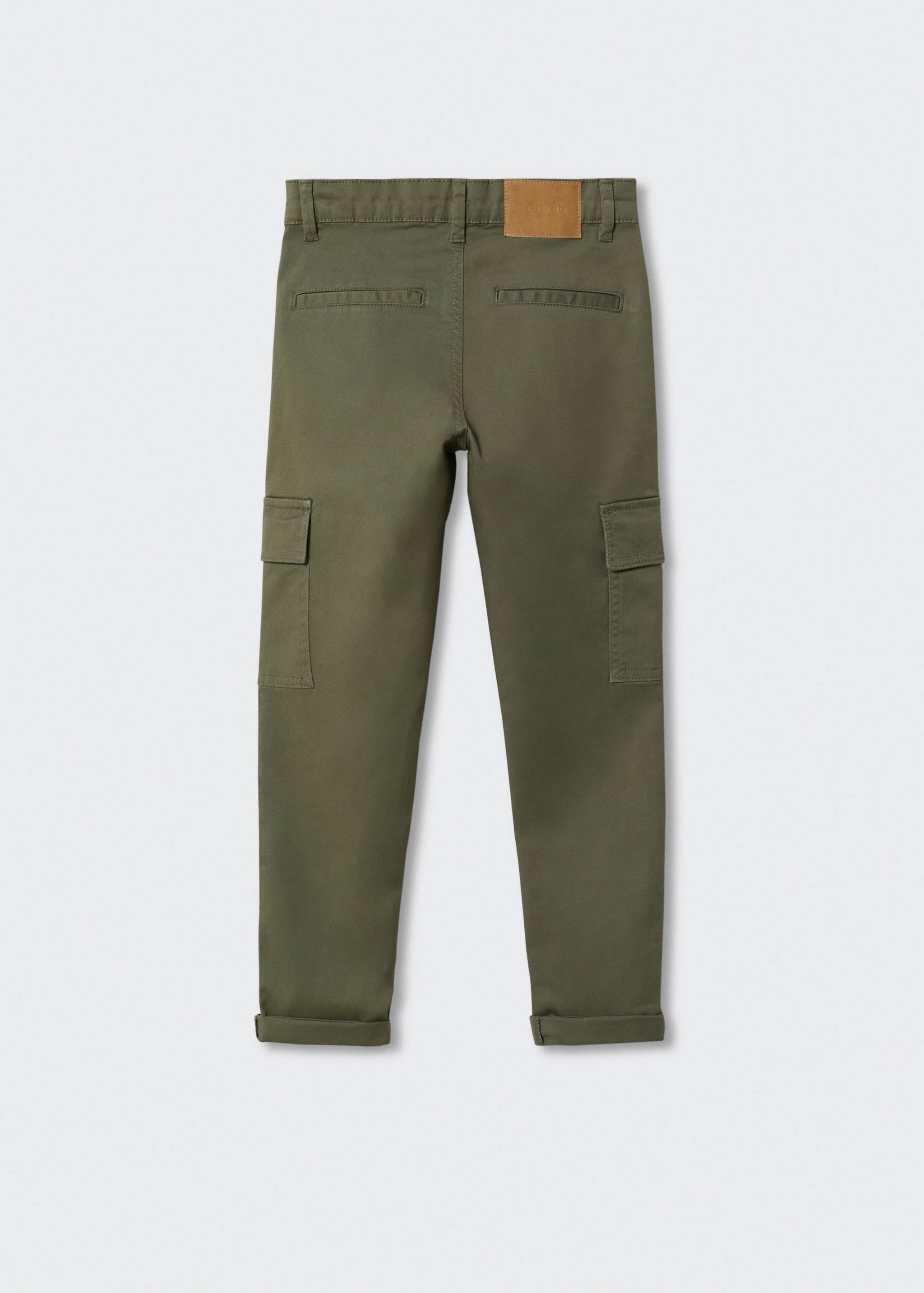 Cotton cargo trousers - Reverse of the article