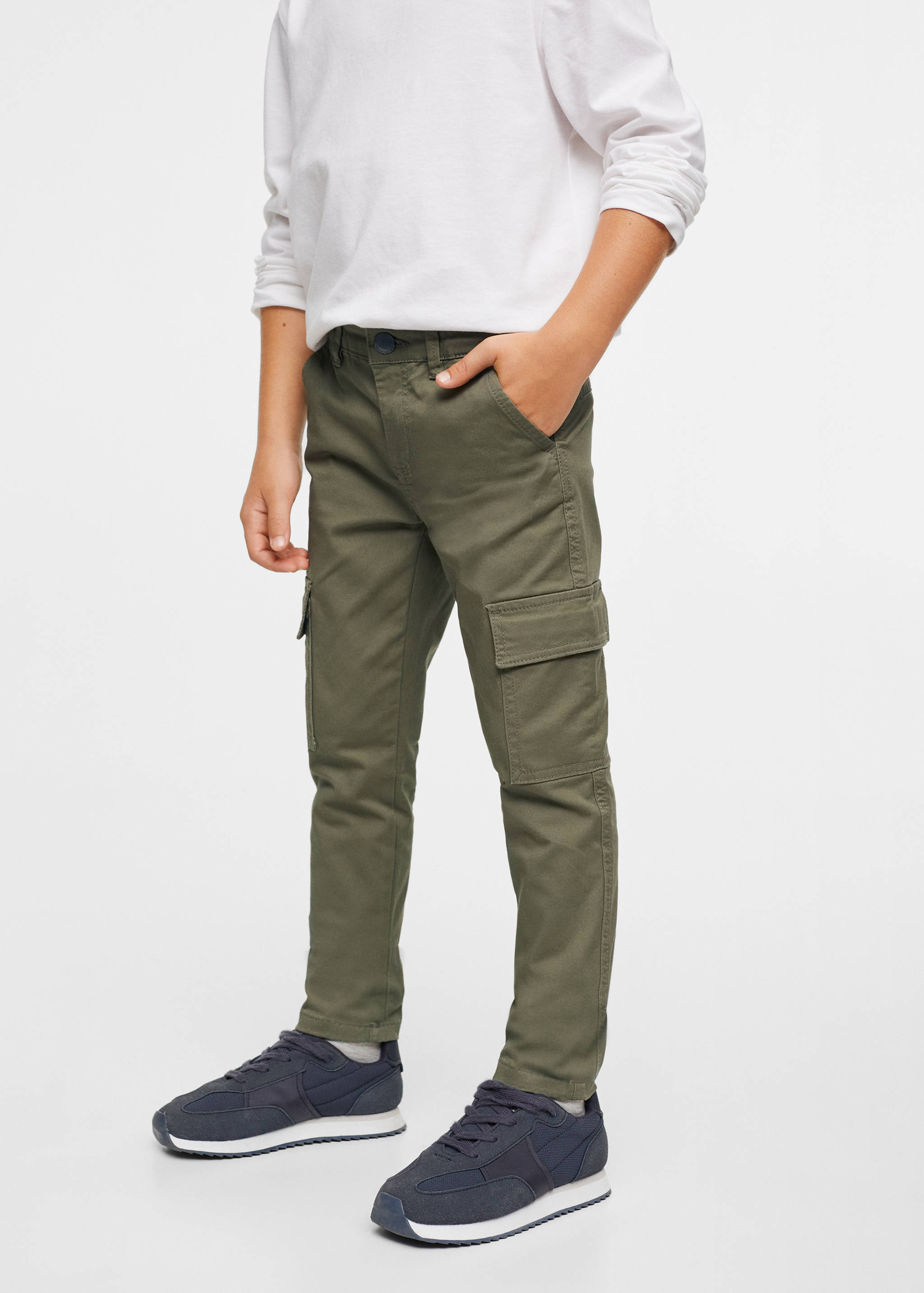 Cotton cargo trousers - Details of the article 6