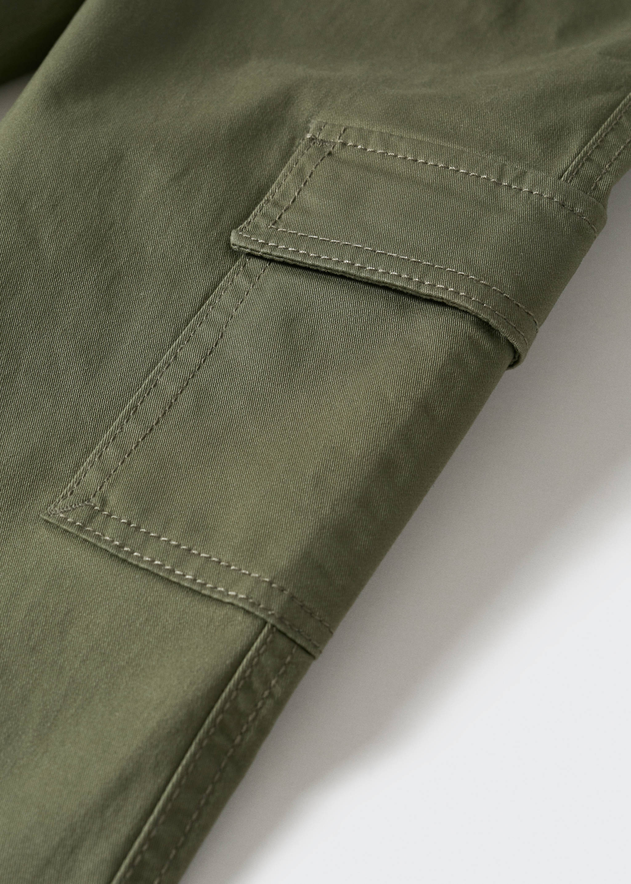 Cotton cargo trousers - Details of the article 8