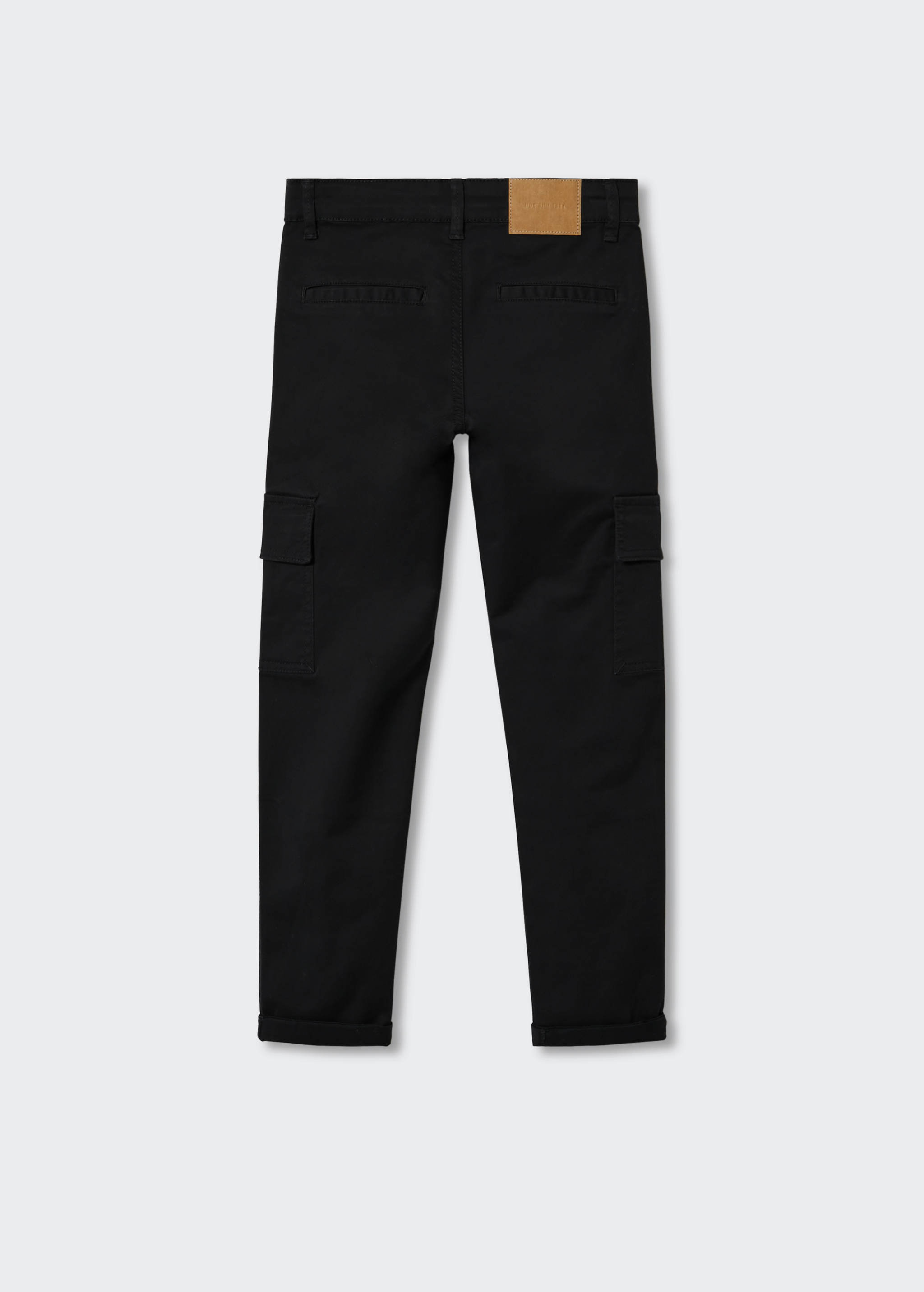 Cotton cargo trousers - Reverse of the article