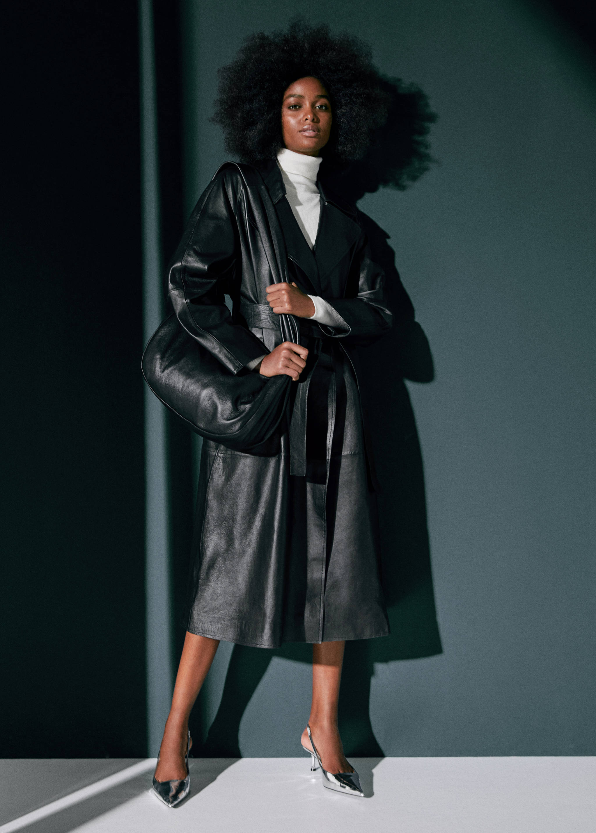 Bolso tote asa piel - Plano general