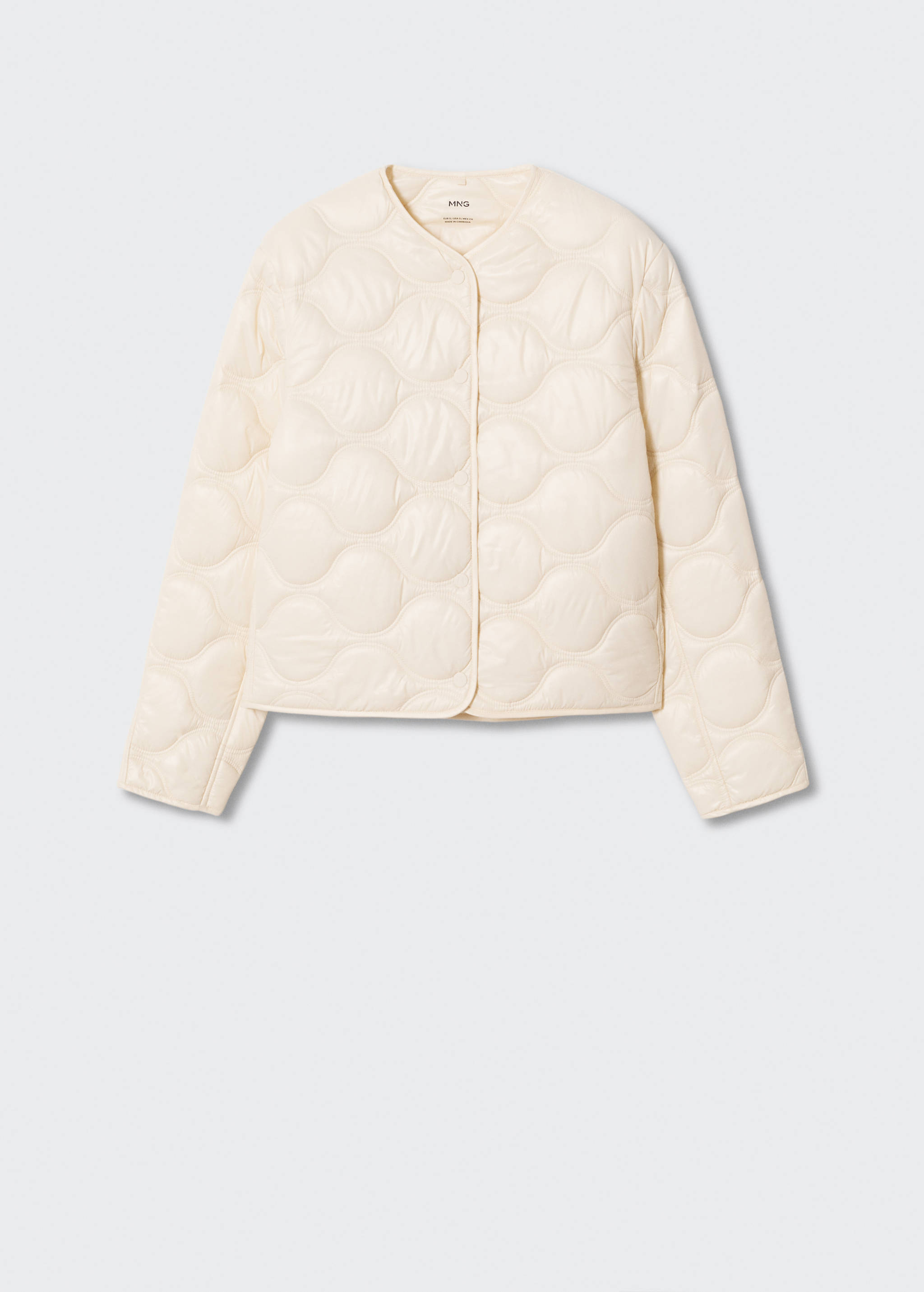 Ultralight anorak with buttons - Article without model