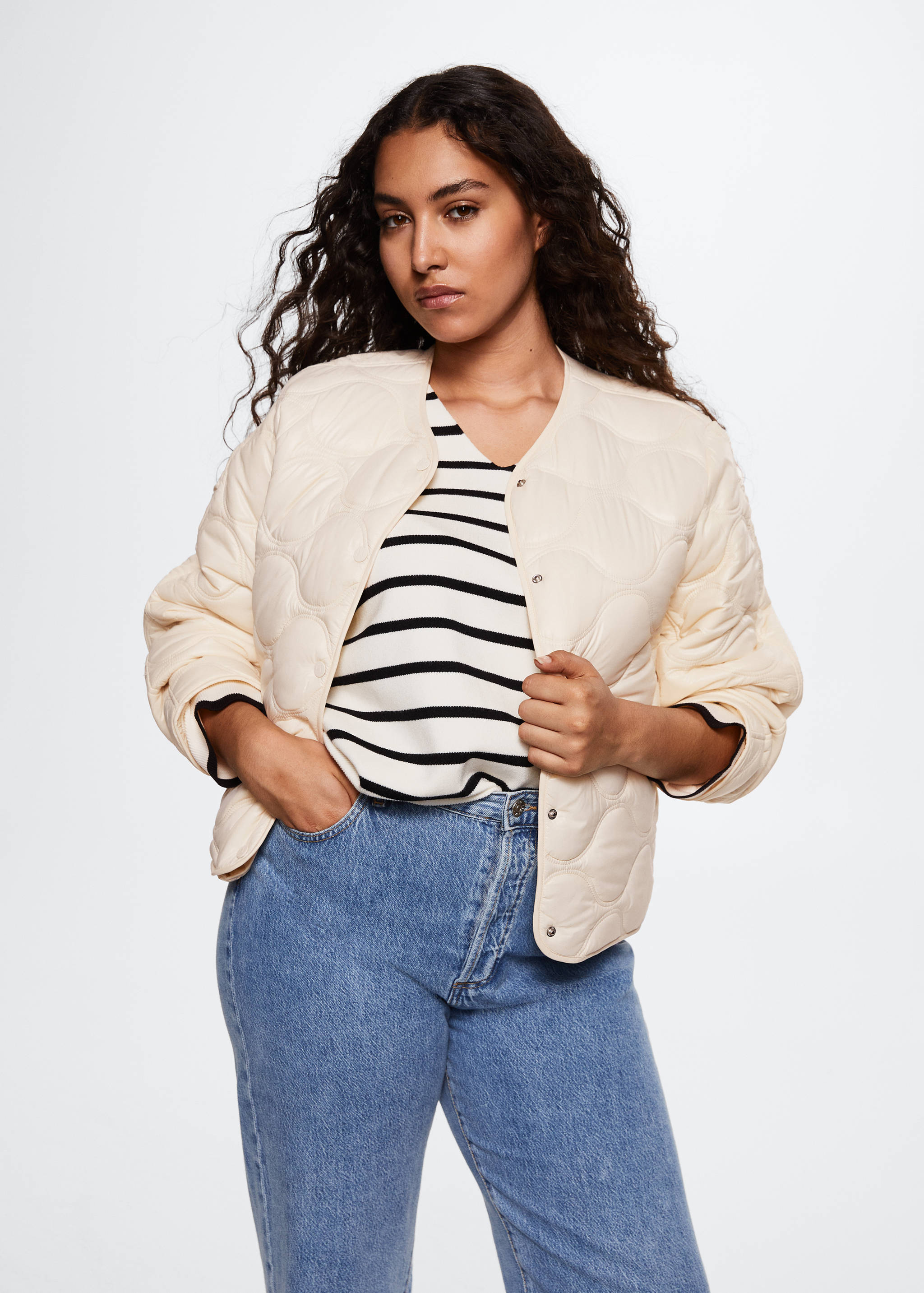 Ultralight anorak with buttons - Details of the article 3