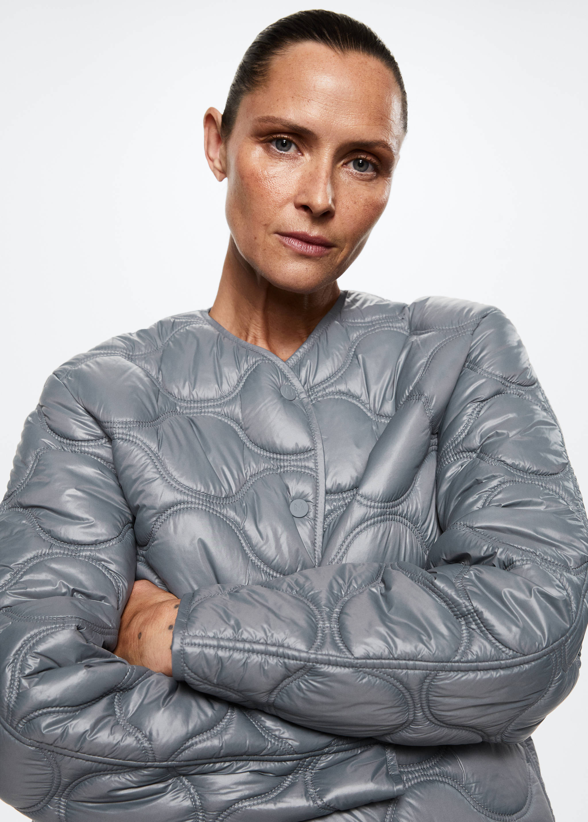 Ultralight anorak with buttons - Details of the article 1