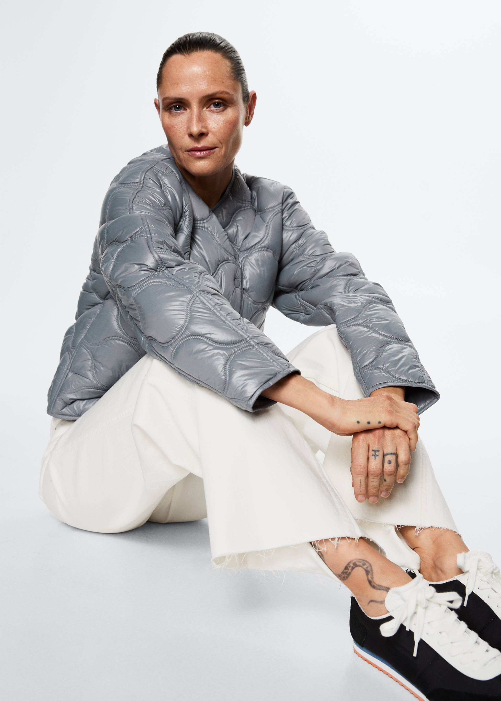 Ultralight anorak with buttons - Details of the article 2