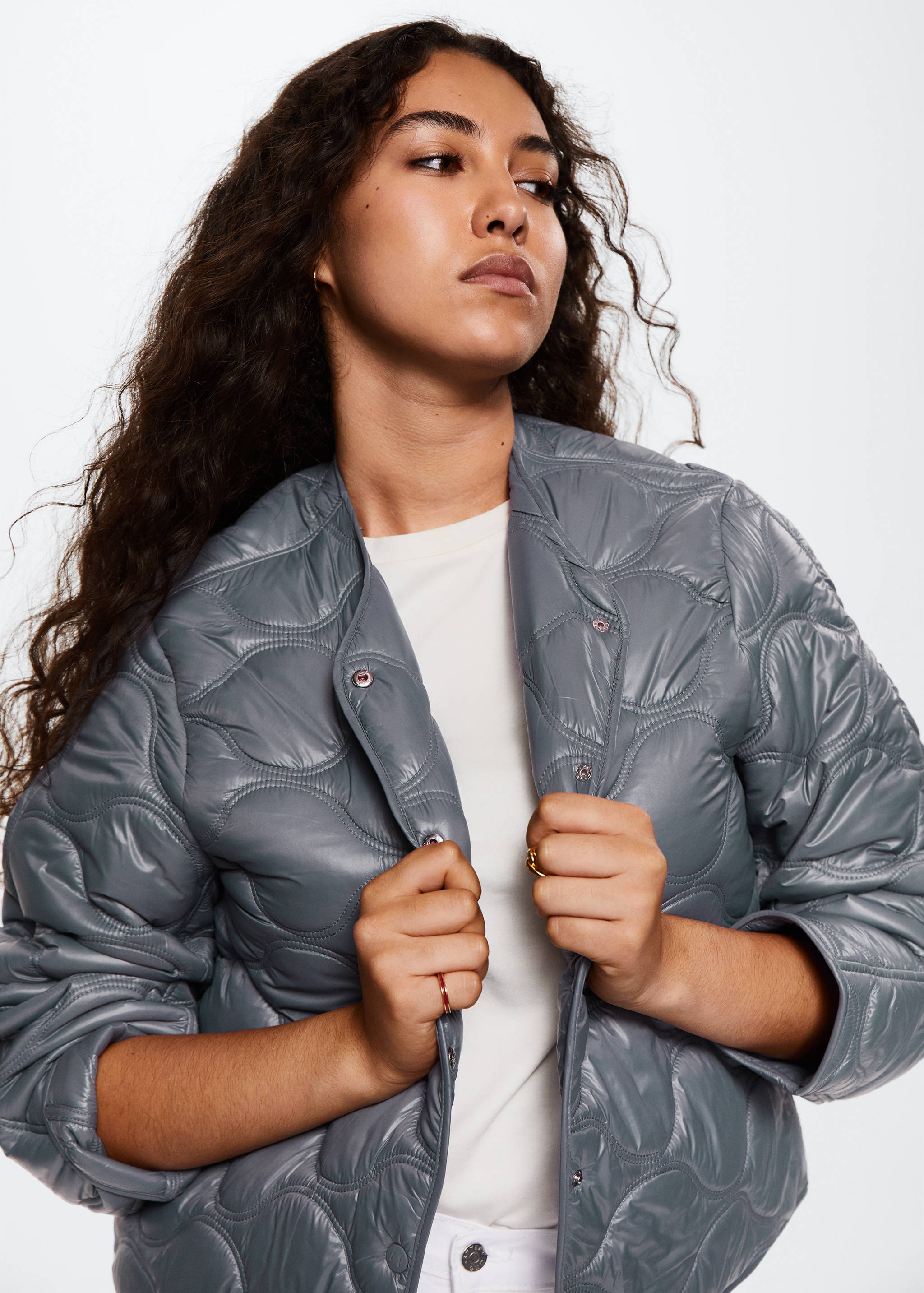 Ultralight anorak with buttons - Details of the article 5