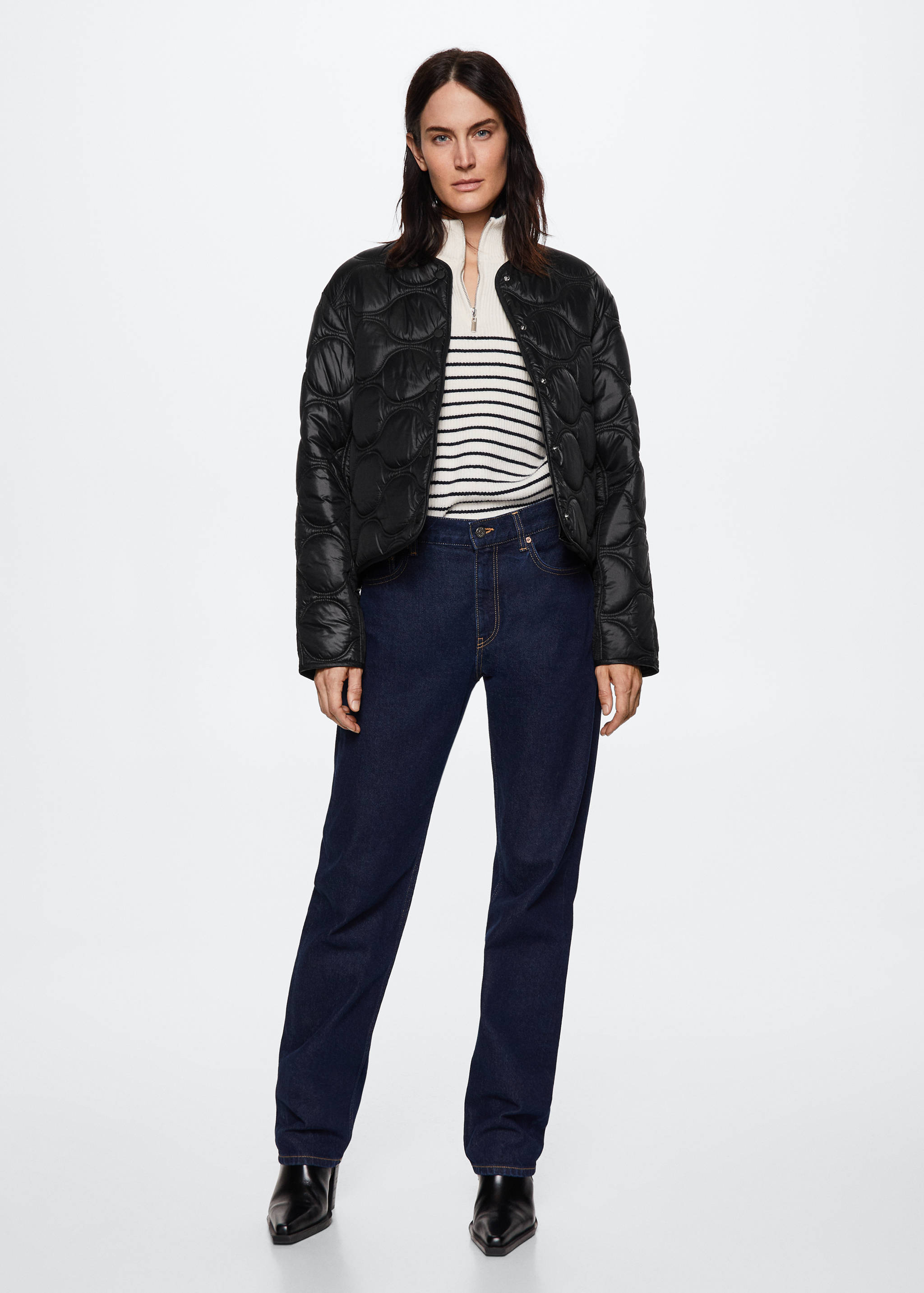 Ultralight anorak with buttons - General plane