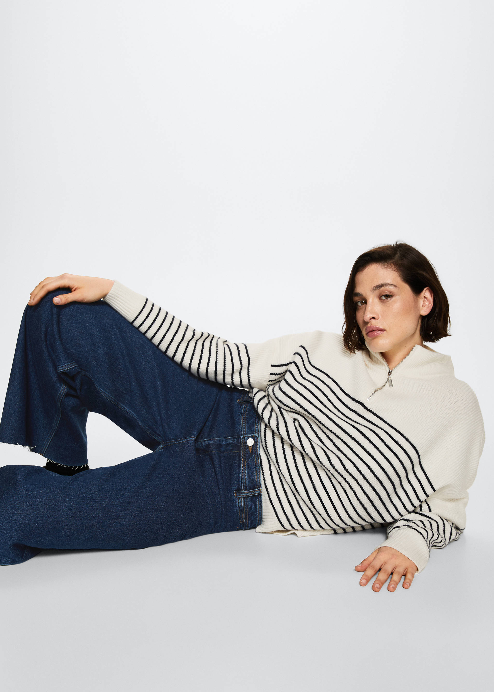 Jeans culotte tiro alto - Detalle del artículo 4