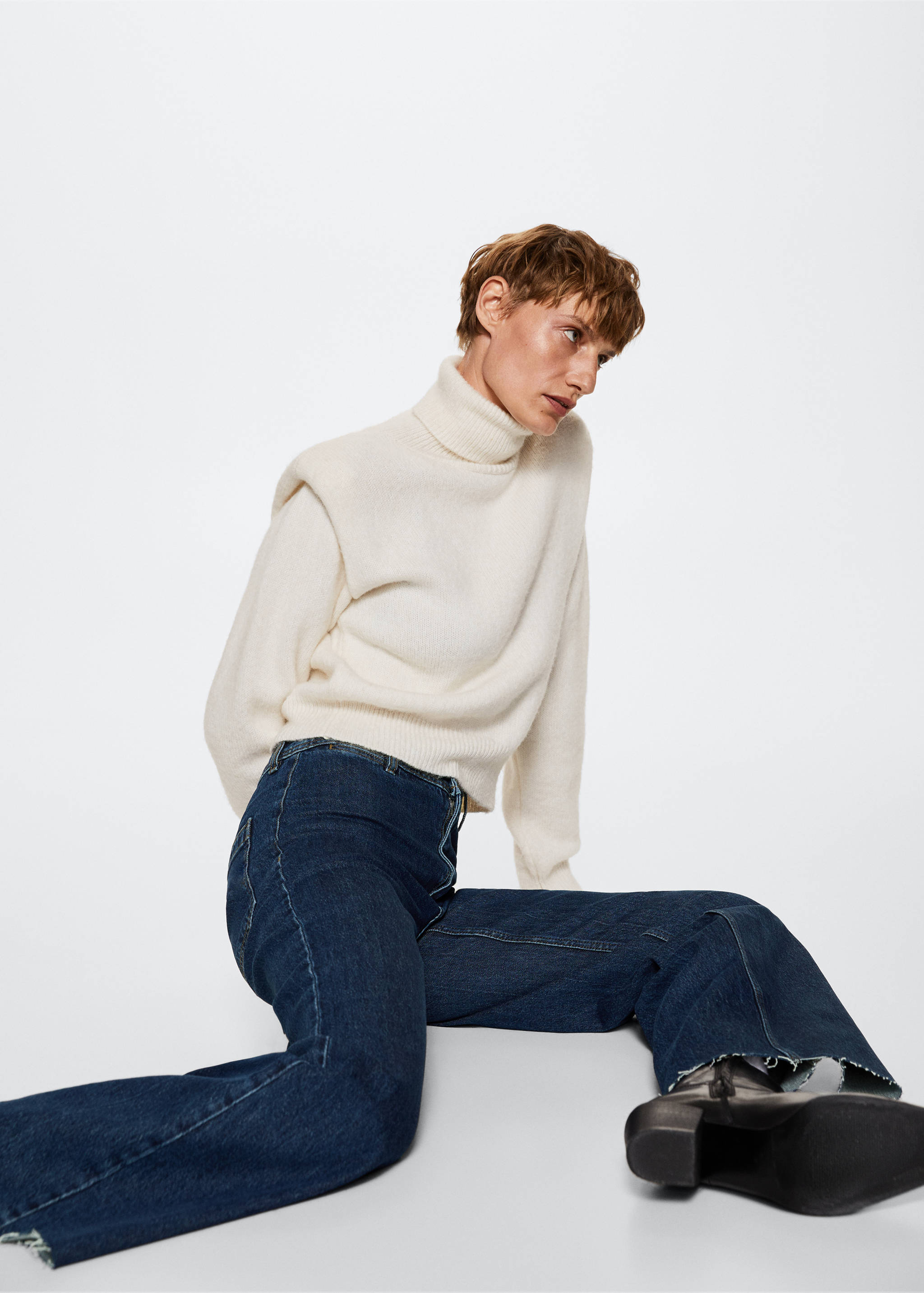 Jeans culotte tiro alto - Detalle del artículo 2