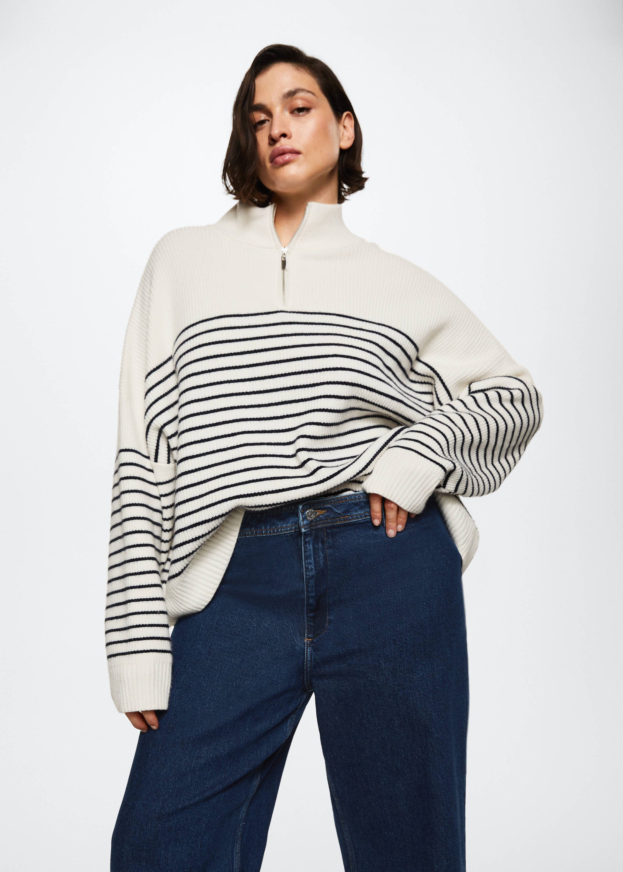 Jeans culotte tiro alto - Detalle del artículo 5