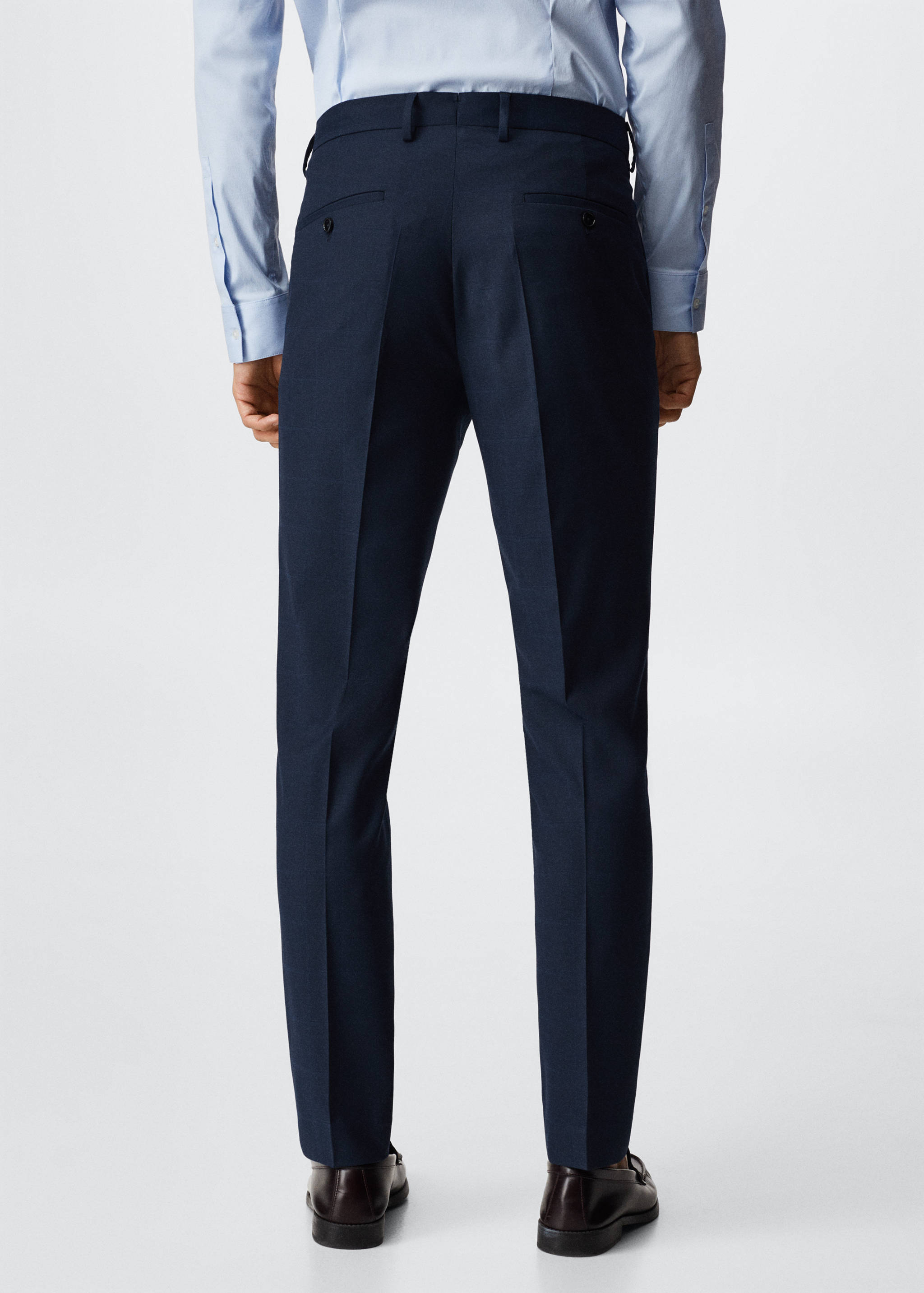 Super slim fit suit trousers - Reverse of the article