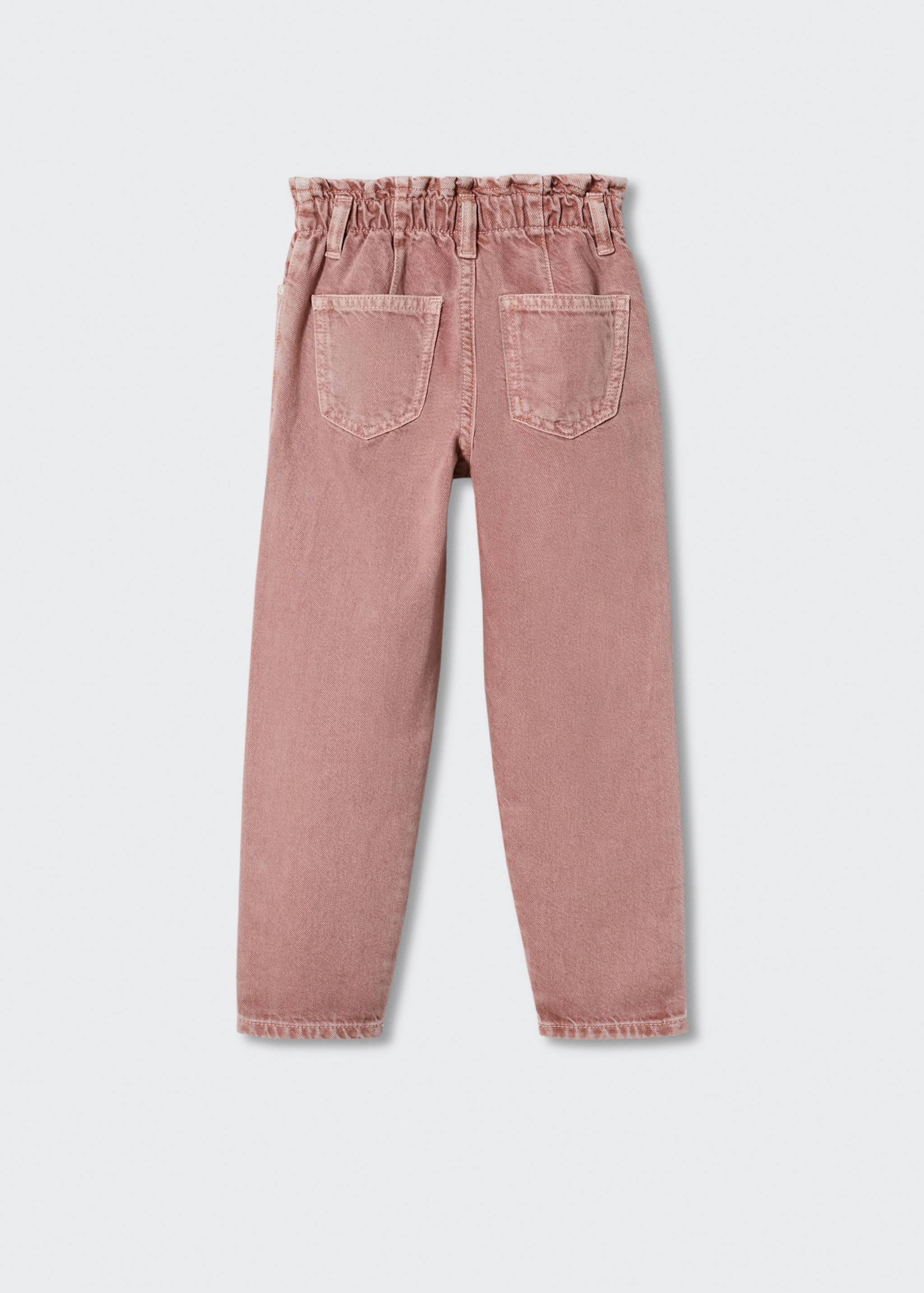 Paperbag jeans - Reverse of the article