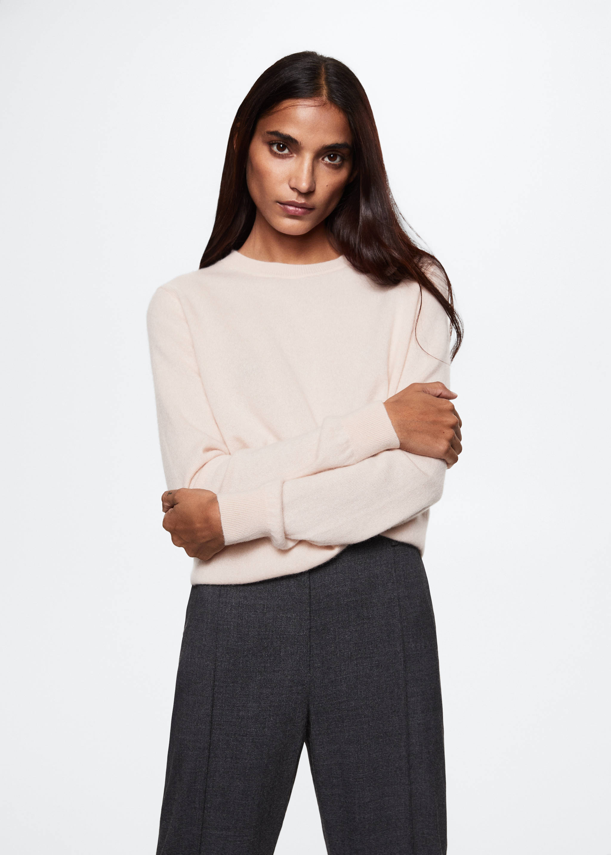 Svetr ze 100% kašmíru - Náhled ve středové rovině