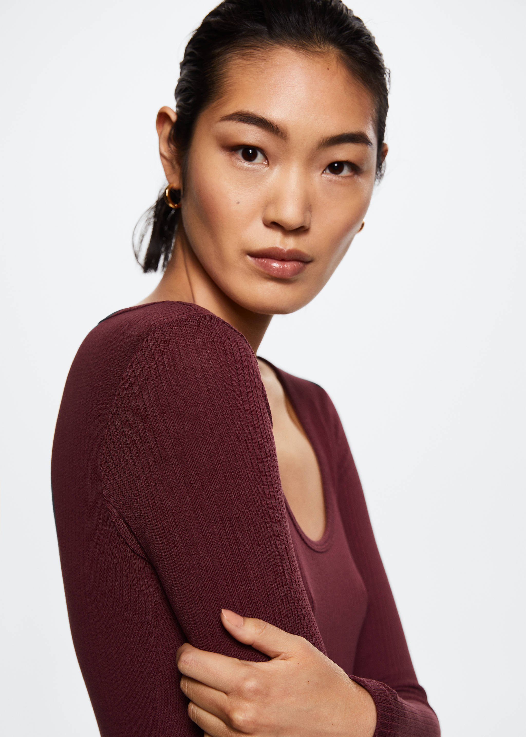 Ribbed midi dress - Details of the article 2