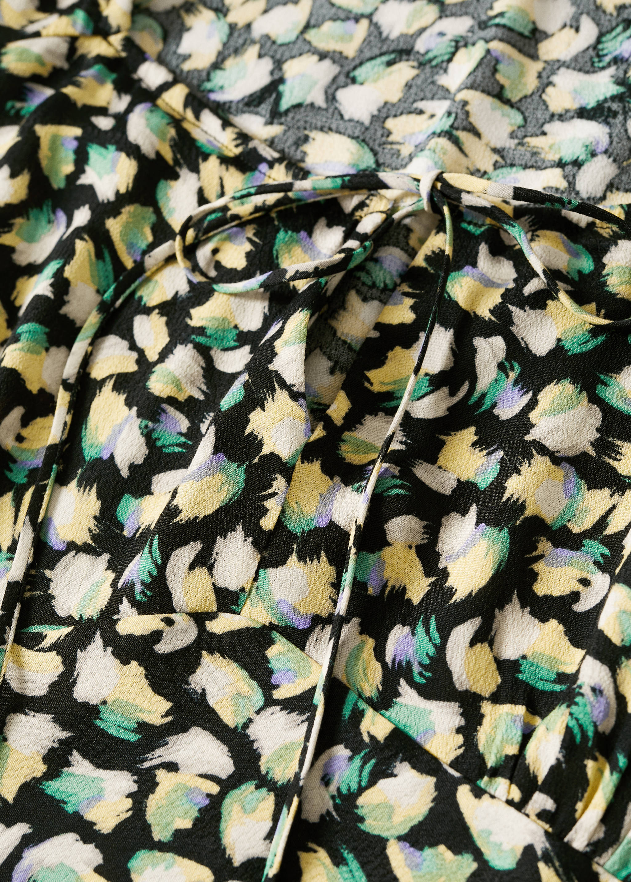 Printed bow dress - Details of the article 8