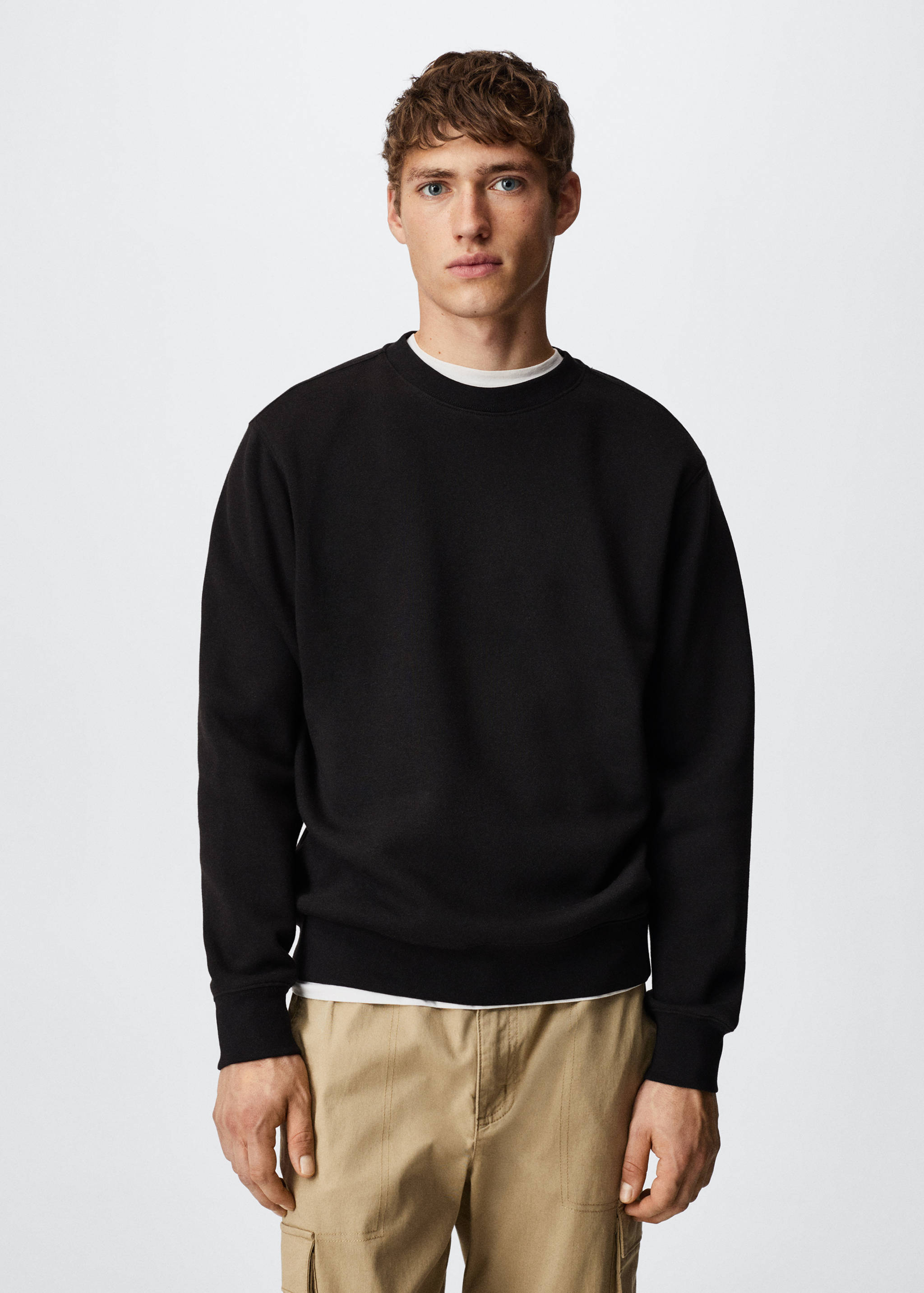 Sudadera felpa algodón - Plano medio