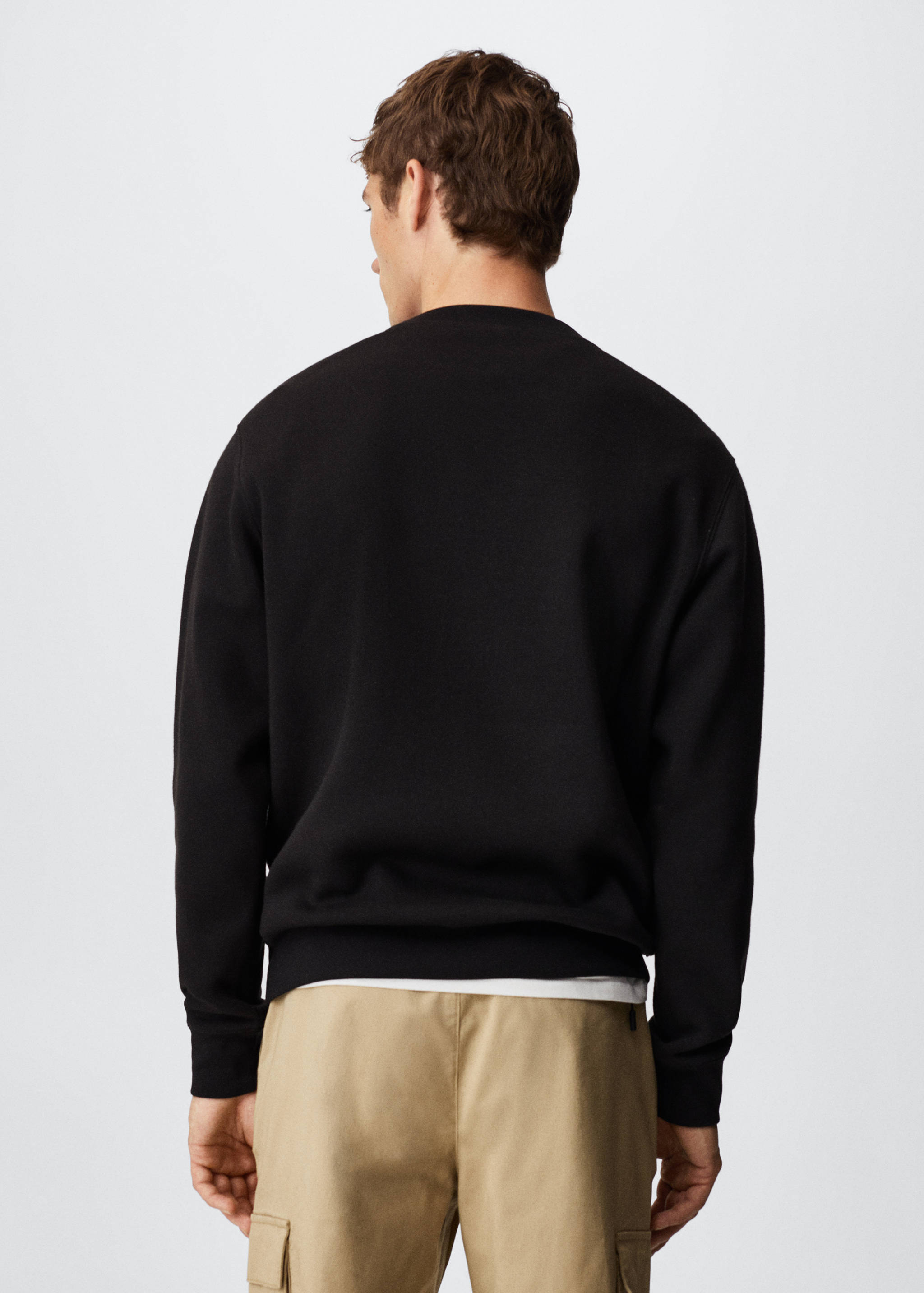 Sudadera felpa algodón - Reverso del artículo