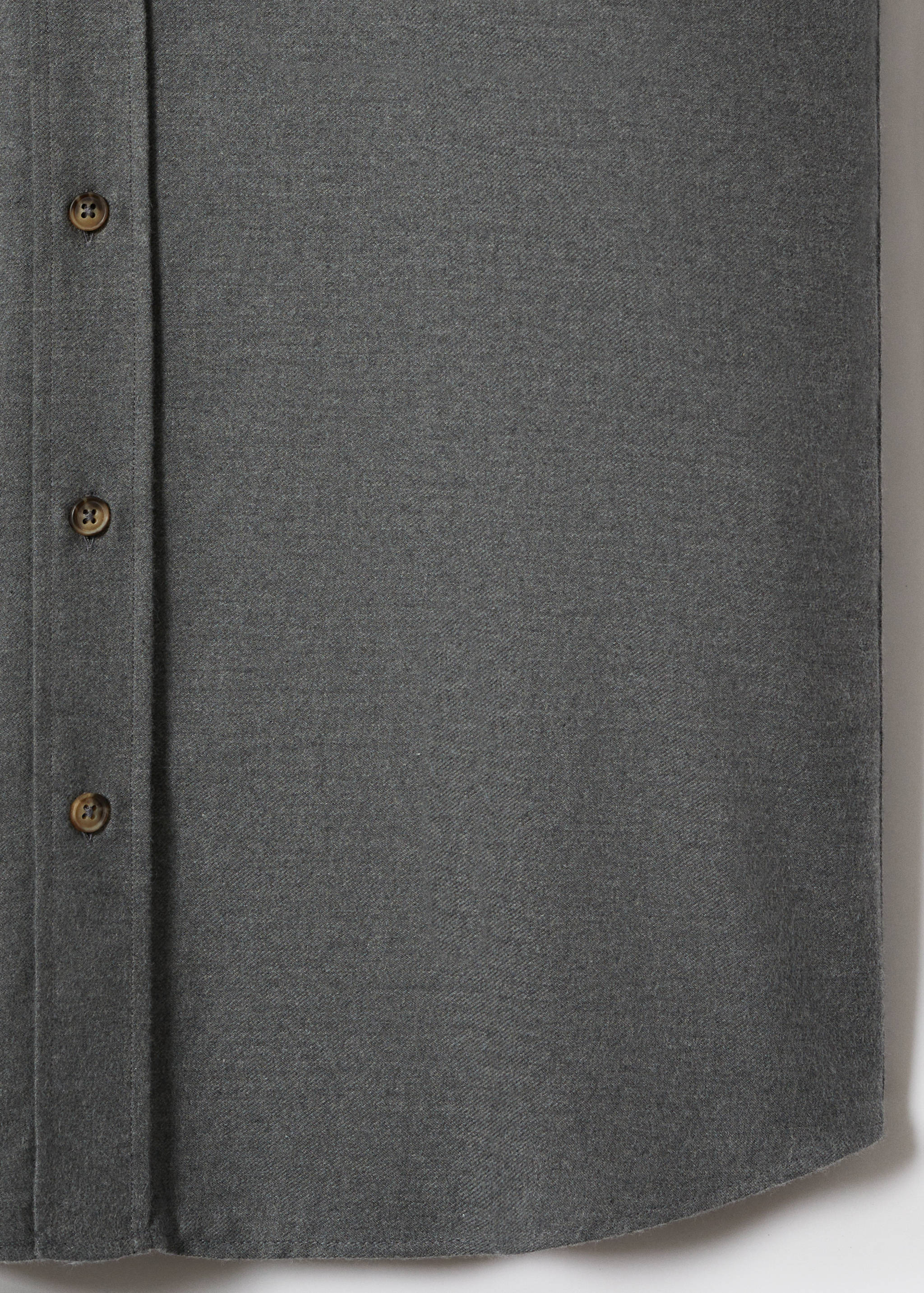 Strukturiertes Baumwoll-T-Shirt - Detailansicht der Taille