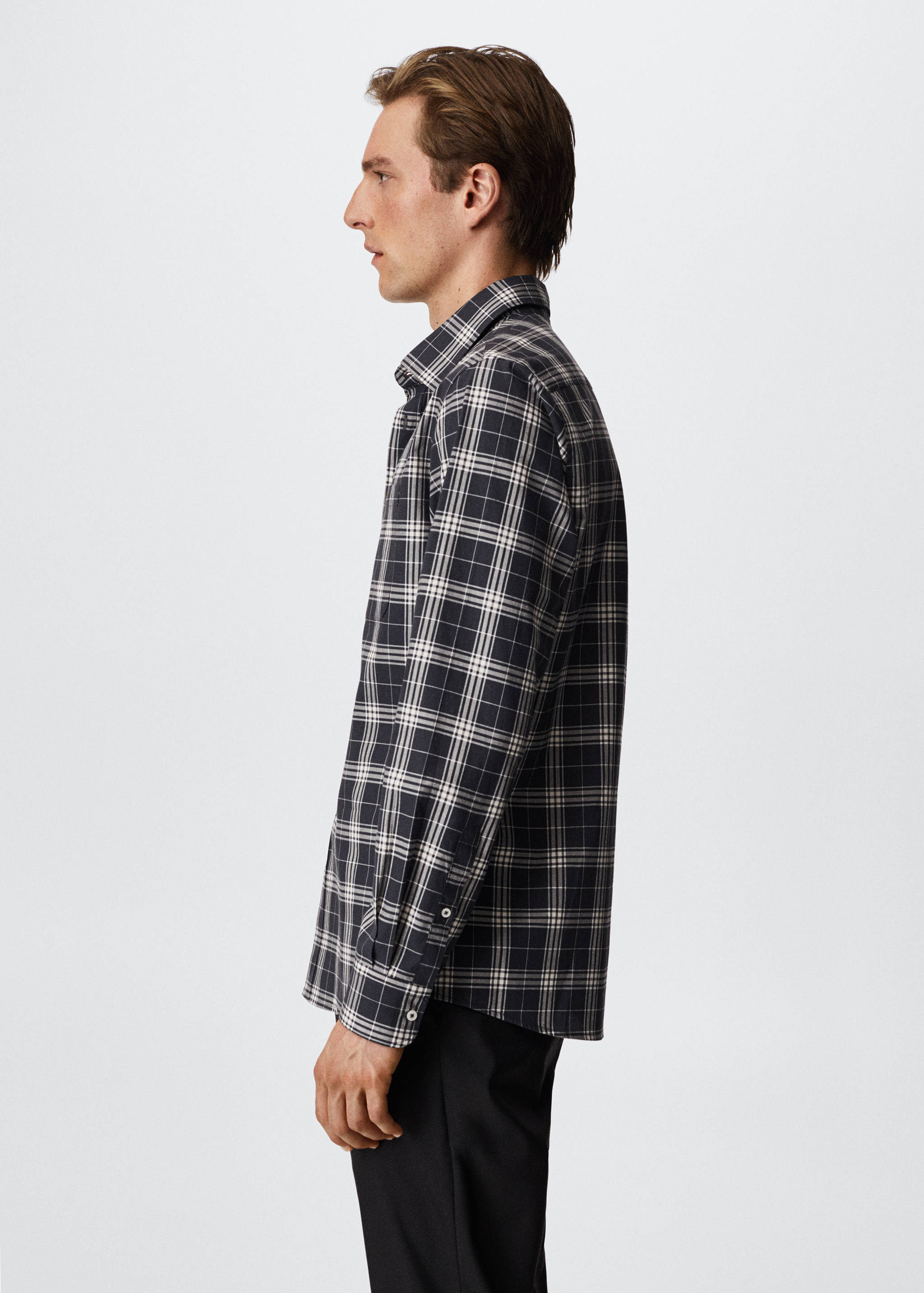 Camisa slim fit quadres - Detall de l'article 2