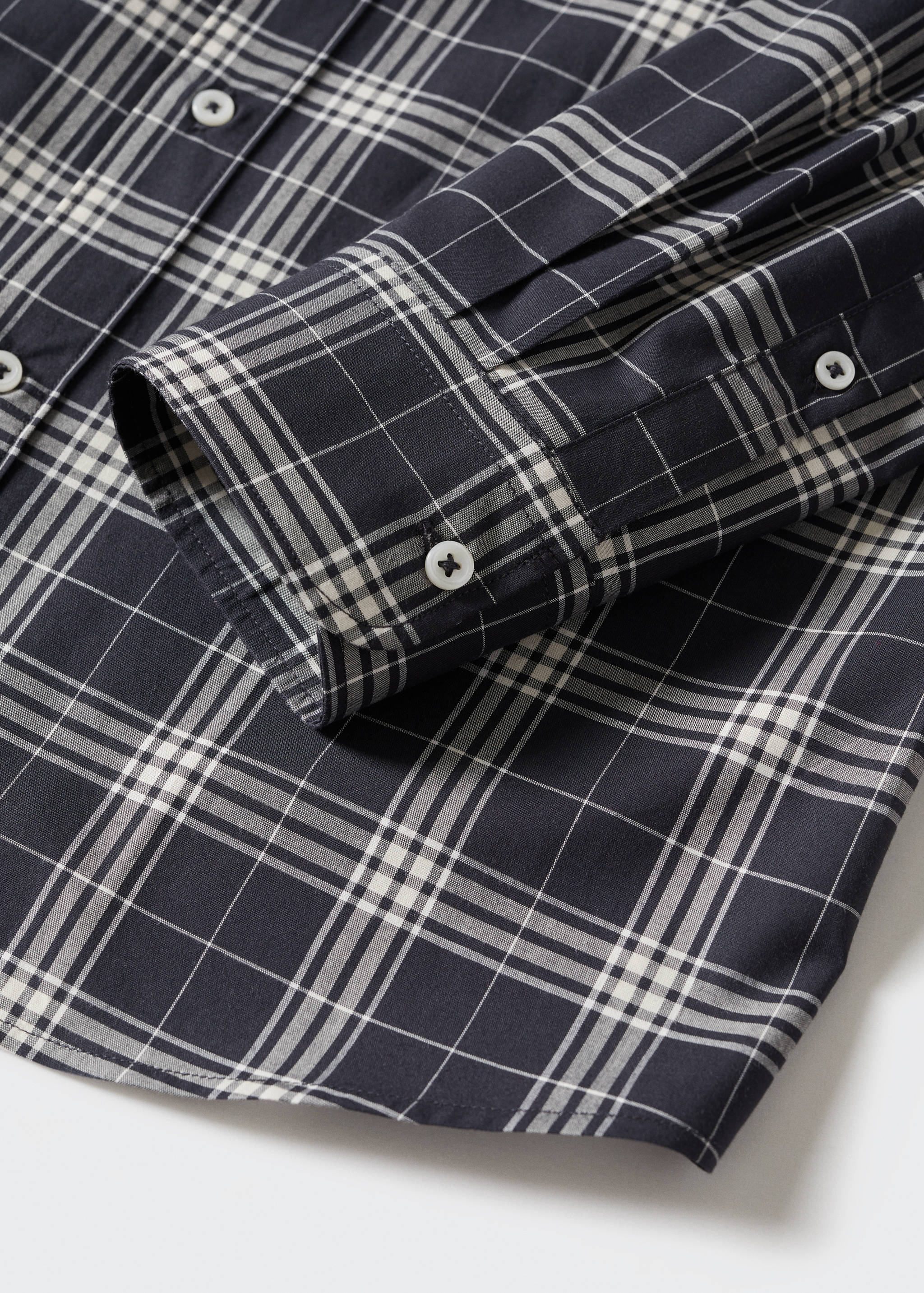 Camisa slim fit quadres - Detall de l'article 7