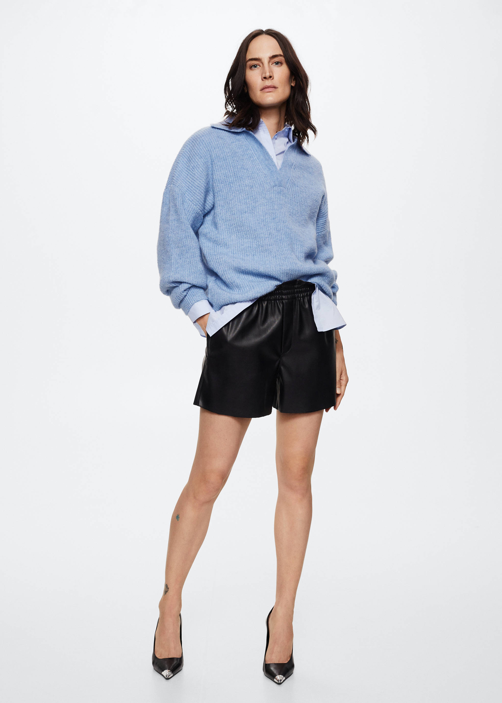 Polo neck sweater - General plane