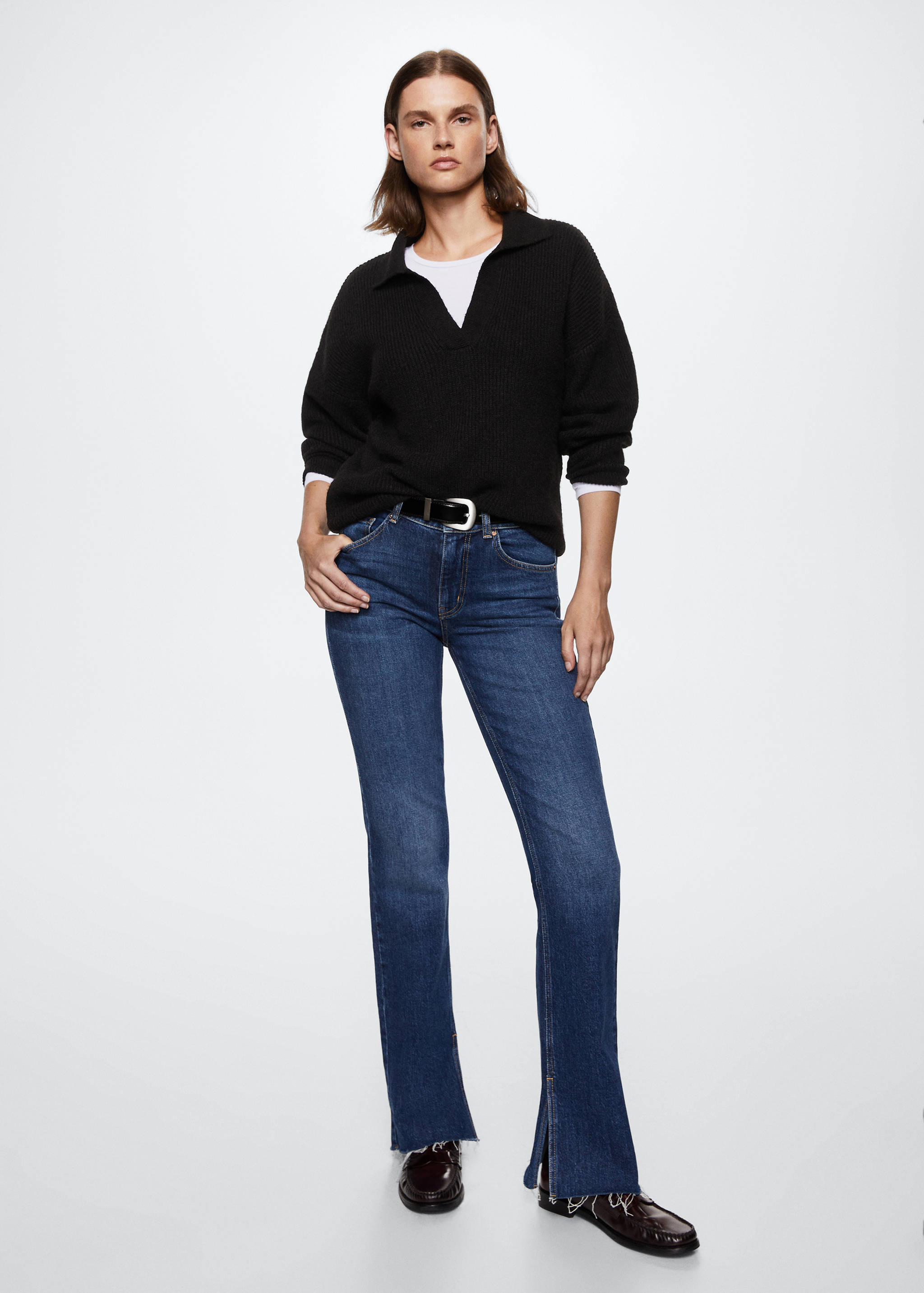 Polo neck sweater - General plane