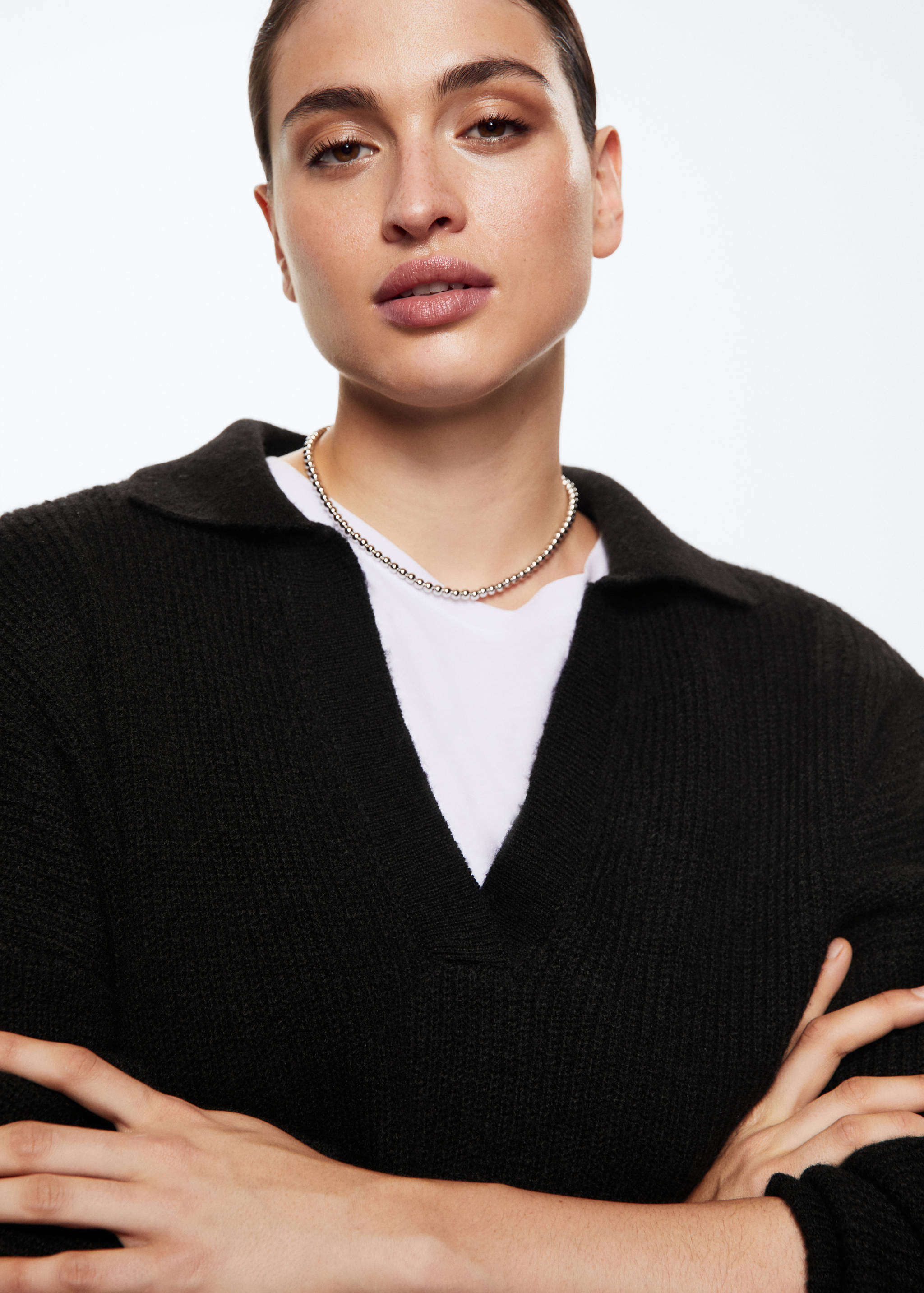 Polo neck sweater - Details of the article 4