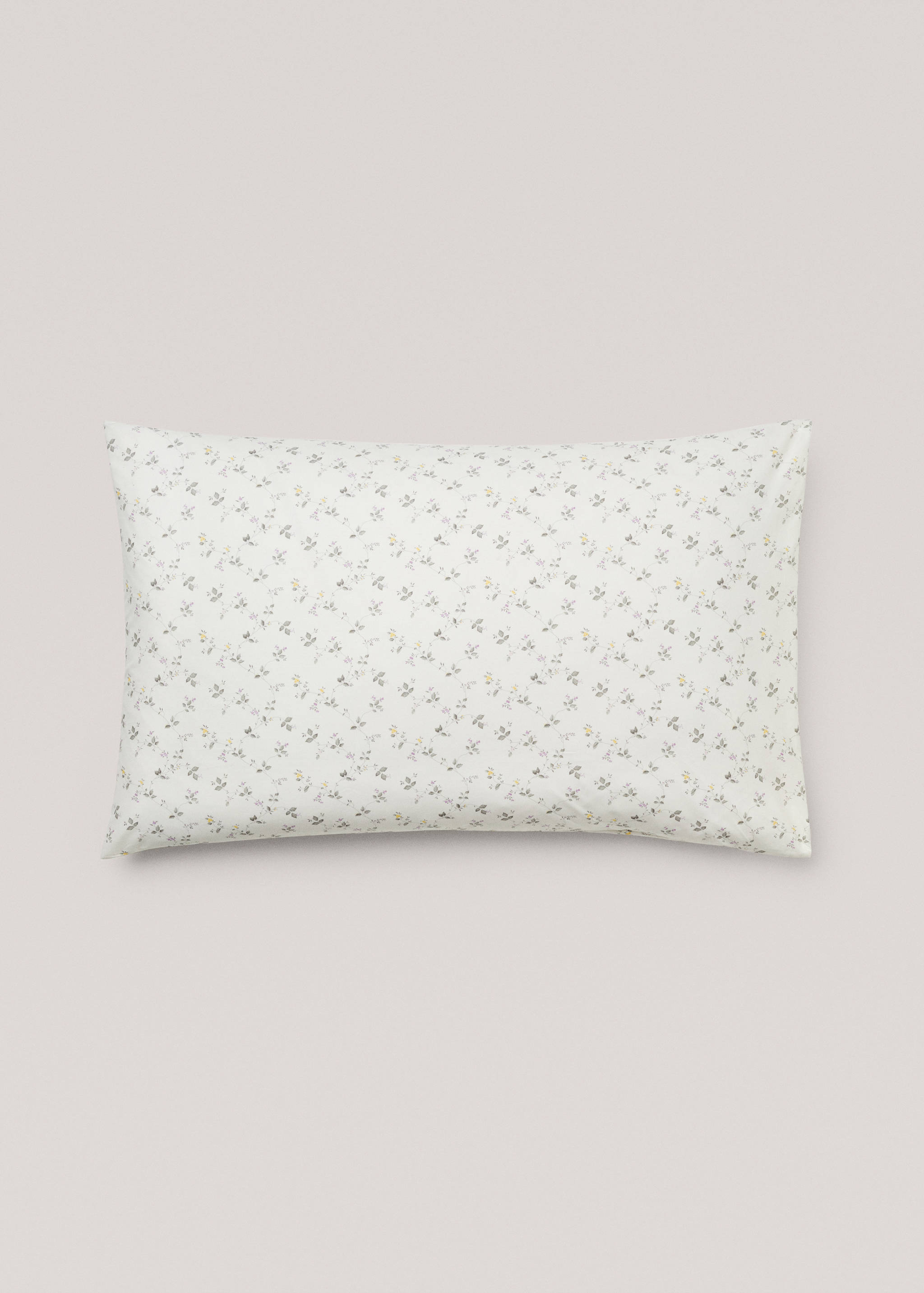 Floral print pillowcase 50X75cm (2 pack) - Article without model