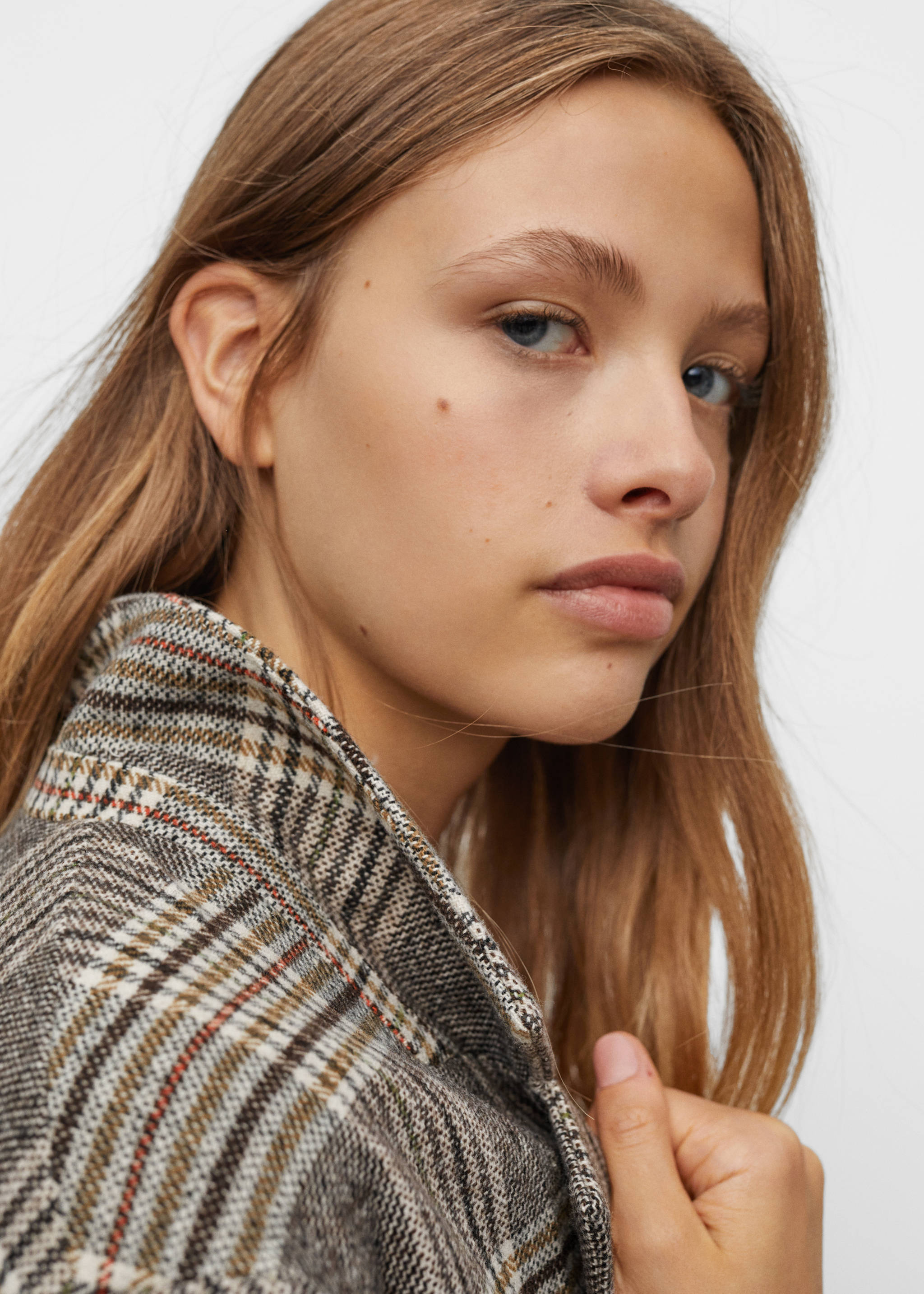 Gerader Mantel mit Revers - Detail des Artikels 1