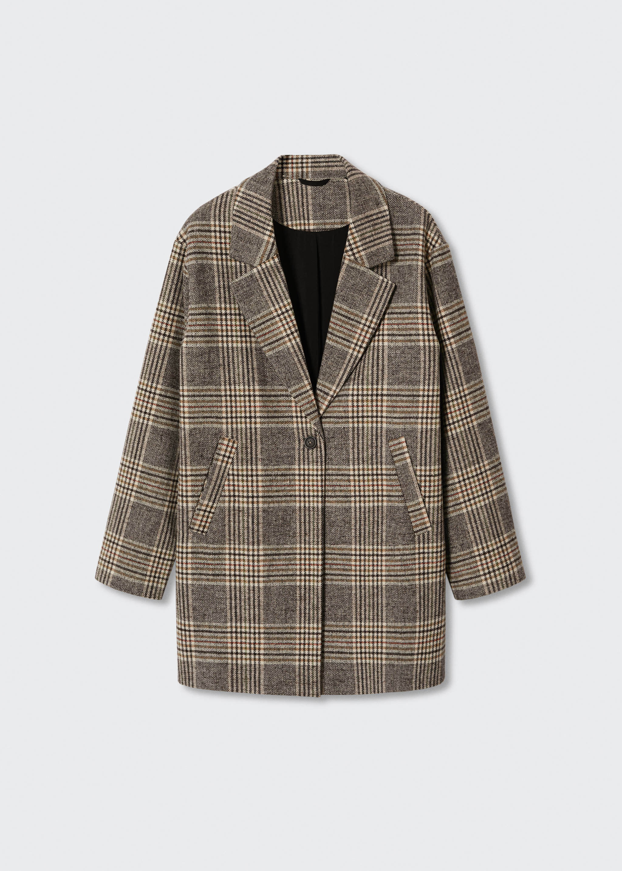 Gerader Mantel mit Revers - Artikel ohne Model