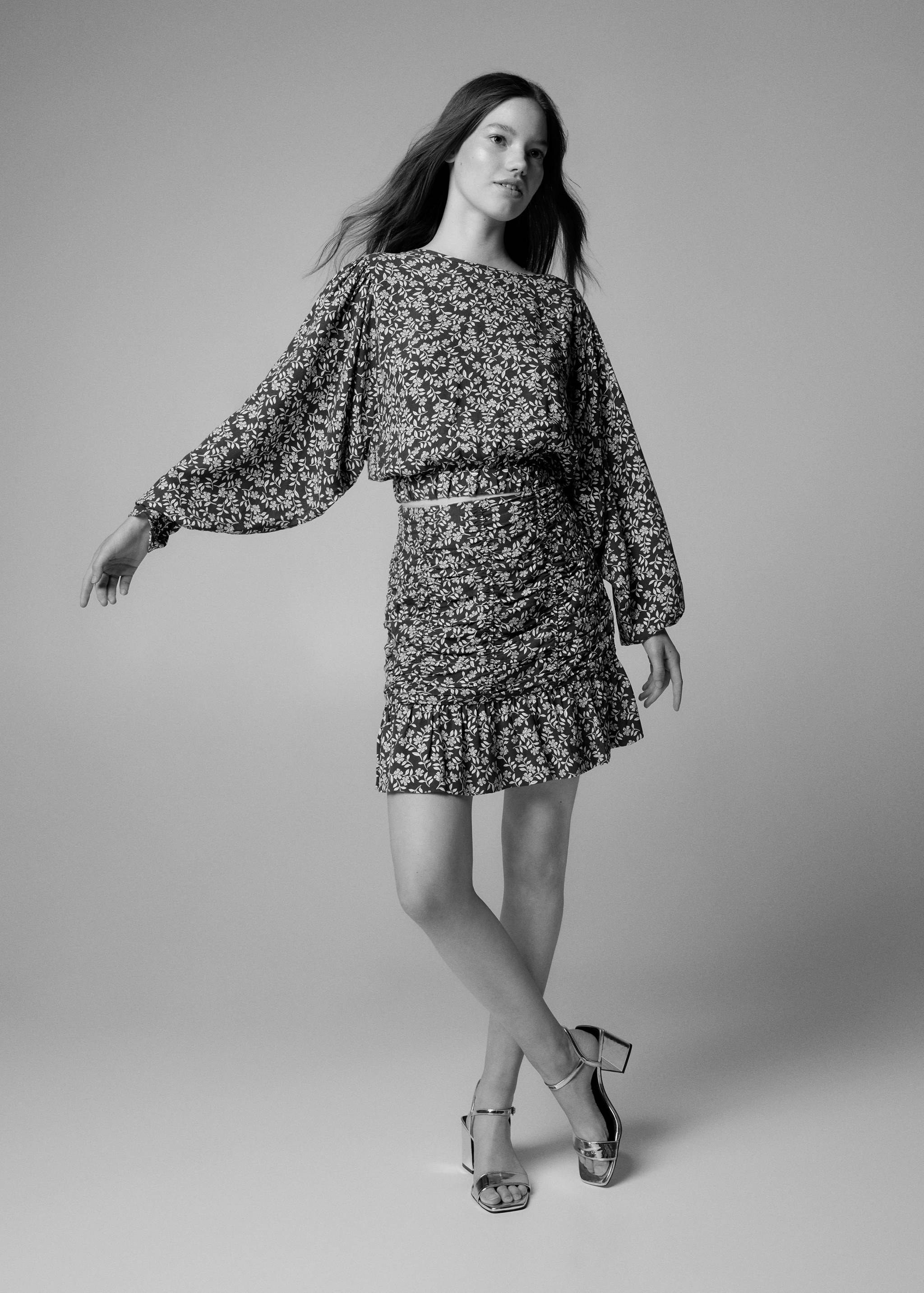 Blouse imprimée nœud - Détail de l'article 3