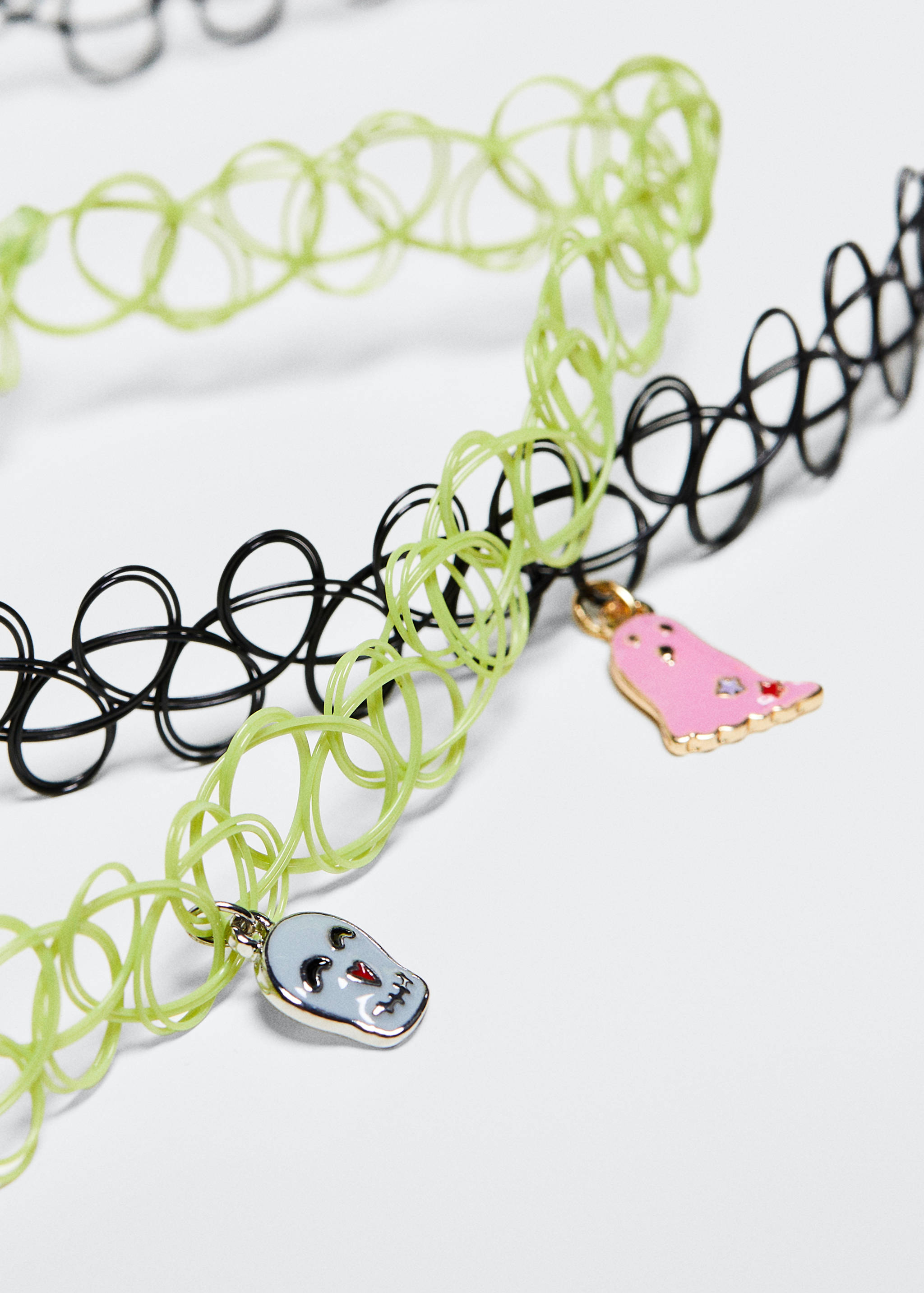 Pack 2 Halloween chokers - Medium plane